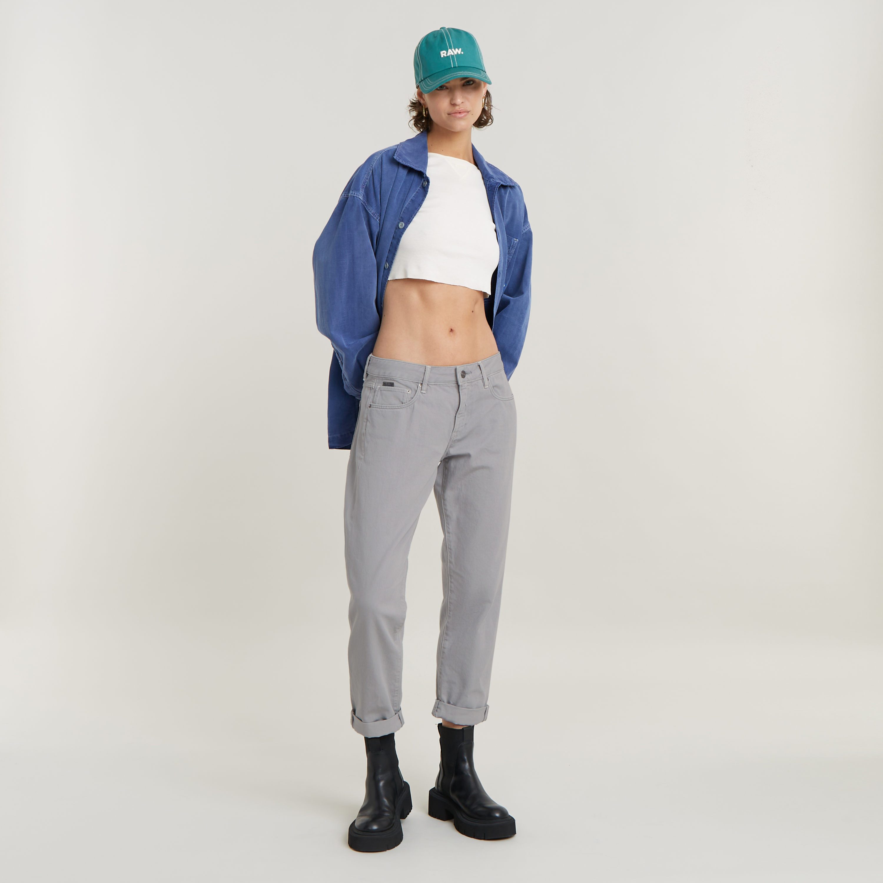 G-Star RAW Boyfriendjeans Kate Katoen-stretch denim kwaliteit voor meer draagcomfort