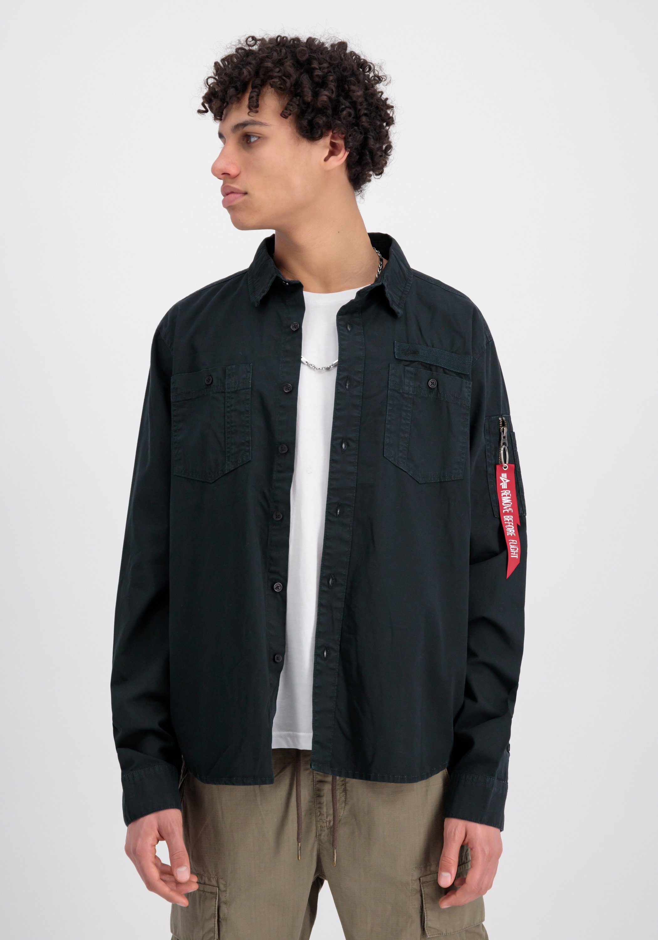 Alpha Industries Oversized shirt Alpha Industries Men - Shirts Air Force EMB Shirt