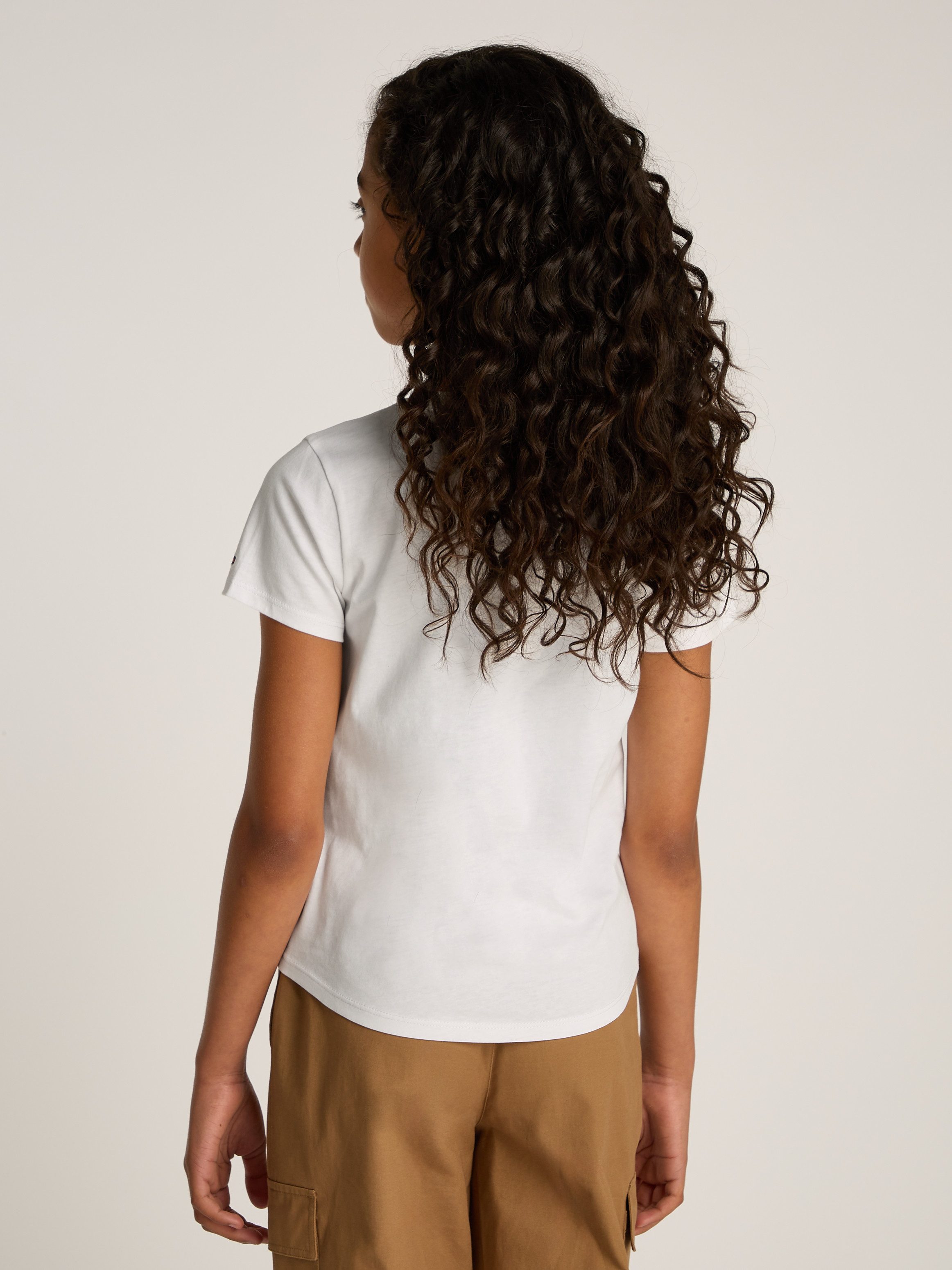 Tommy Hilfiger T-shirt met glinsterend opschrift
