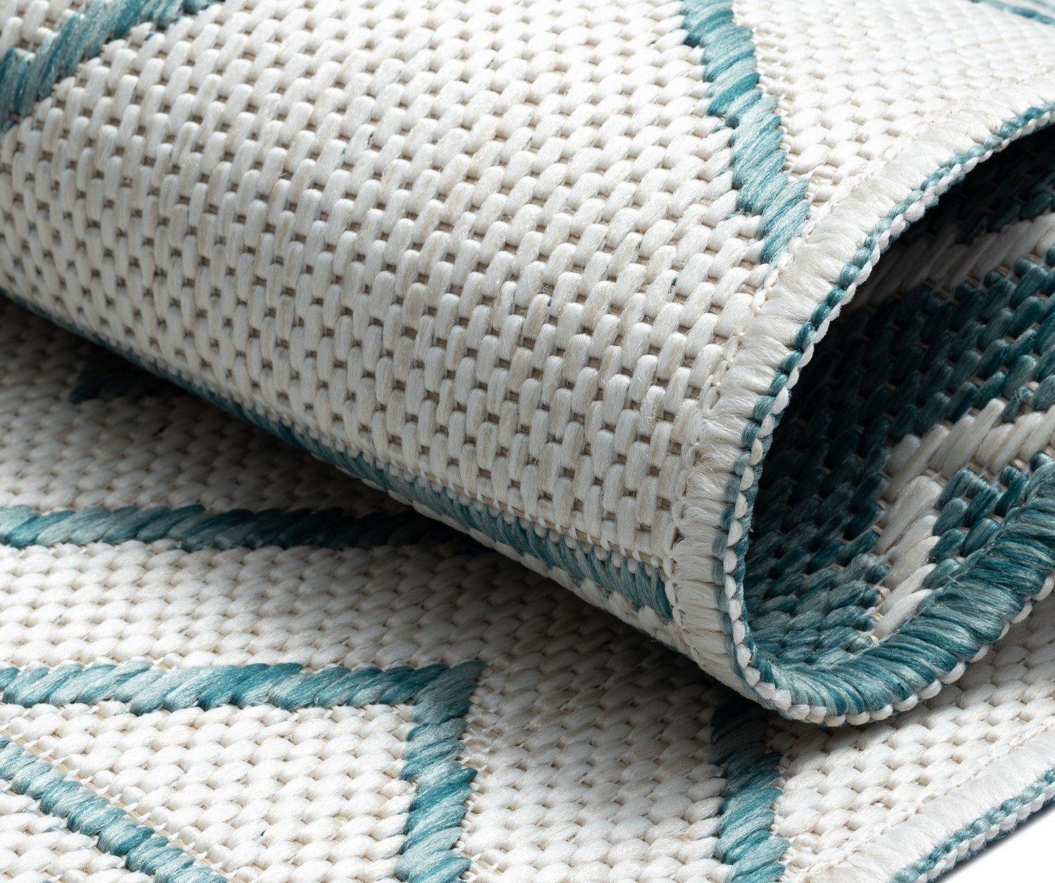 Myflair Möbel & Accessoires Vloerkleed Liva voorraadopruiming Omkeerbaar tapijt, ruitenmotief, geschikt voor buiten, balkon, terras