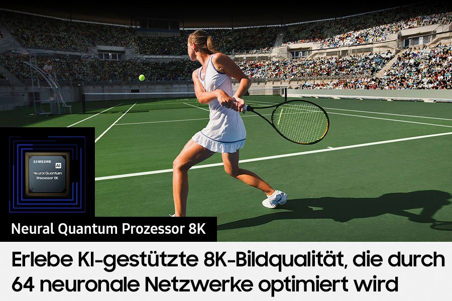 Samsung Led-TV GQ75QN800CT, 189 cm / 75", 8K, Smart TV, Neo Quantum HDR 8K Plus, Neural Quantum Processor 8K, Dolby Atmos & OTS+