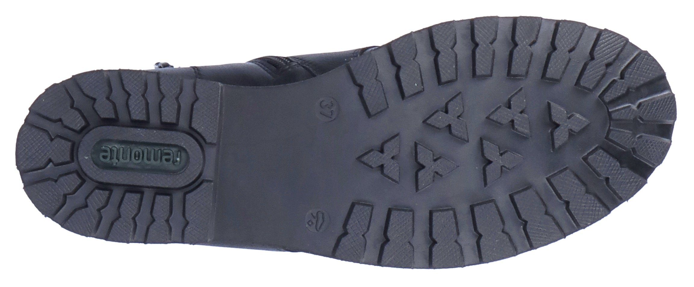 Remonte Winterlaarzen , blokhak, veterschoenen, outdoorschoen met decoratieve gesp