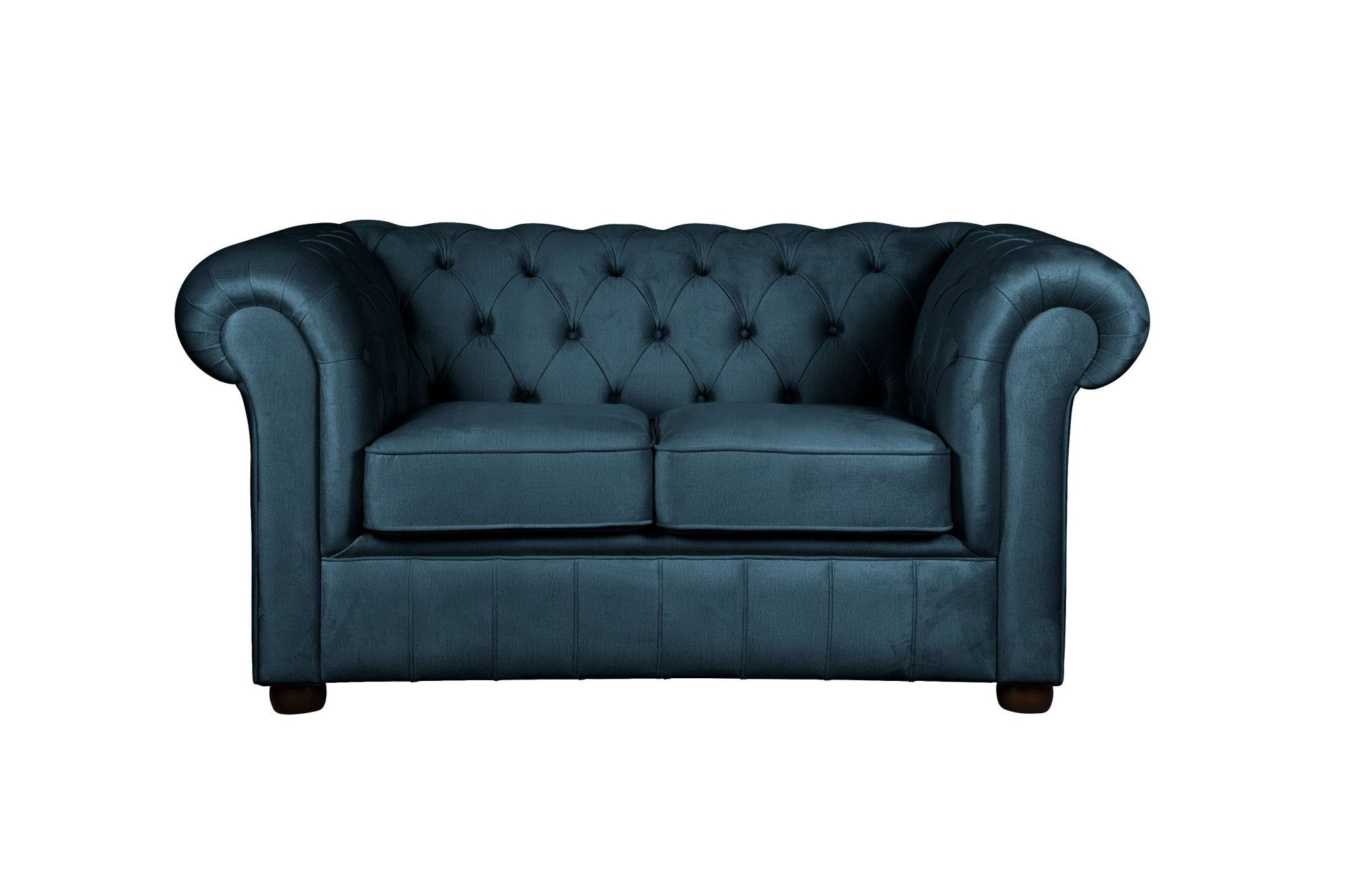 Home affaire 2-zitsbank CHARENTE, Chesterfield bank, golfvering, afmetingen: B/D/H: 147/89/74 cm