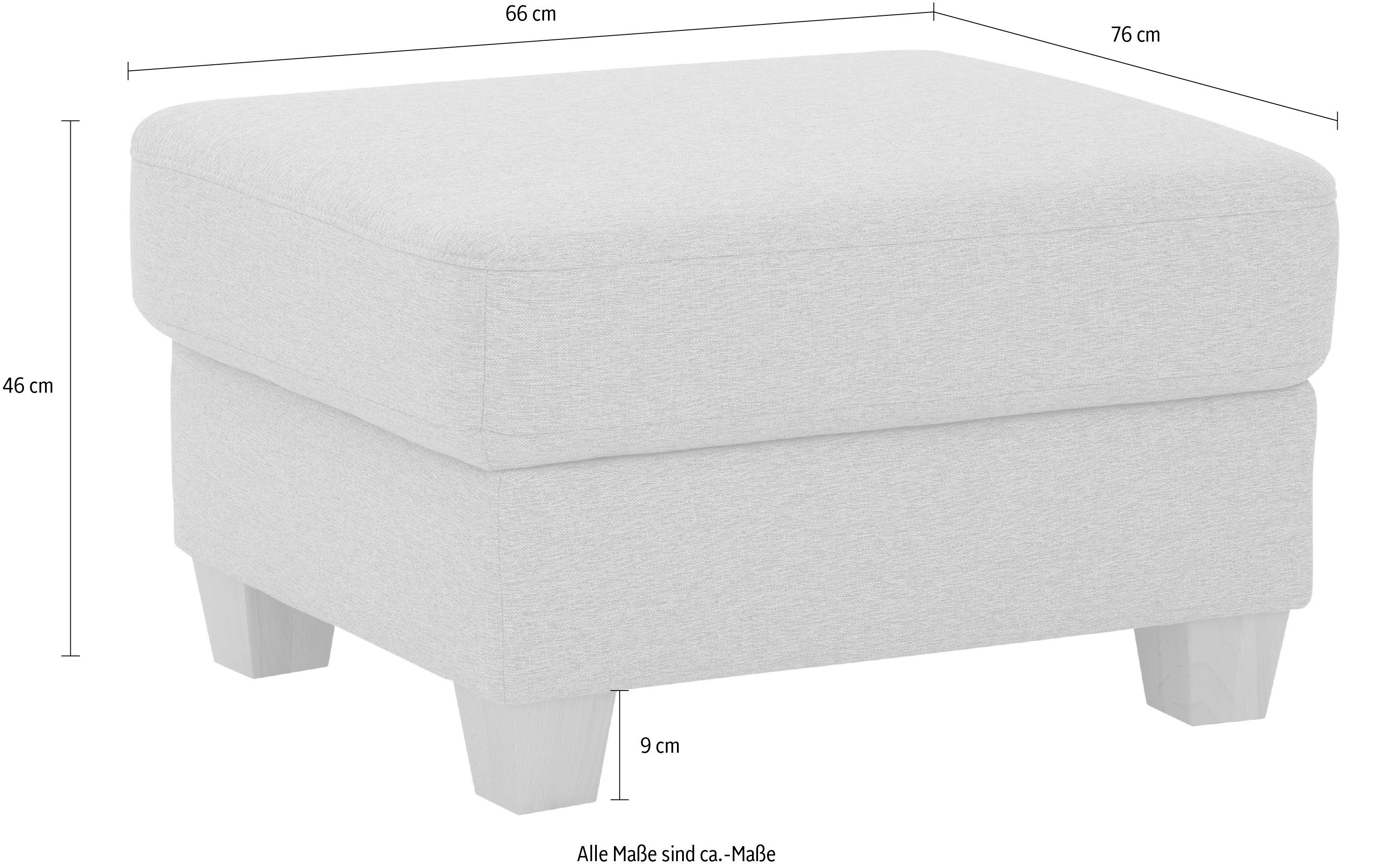 Home affaire Hocker Dalia met bergruimte, binnenveringsinterieur passend bij de "dalia"-serie