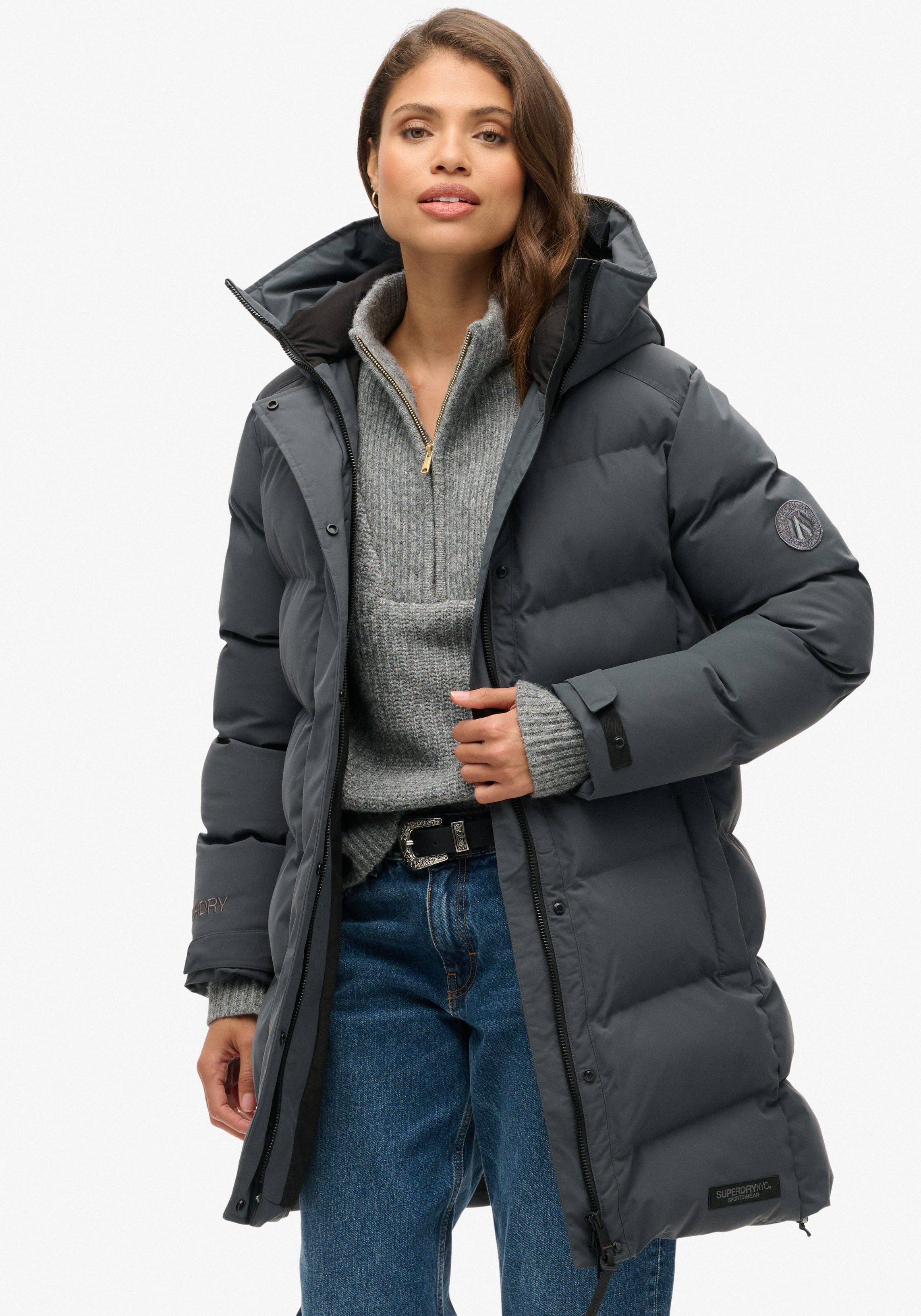 Superdry Gewatteerde jas CITY MID LENGTH PADDED JACKET