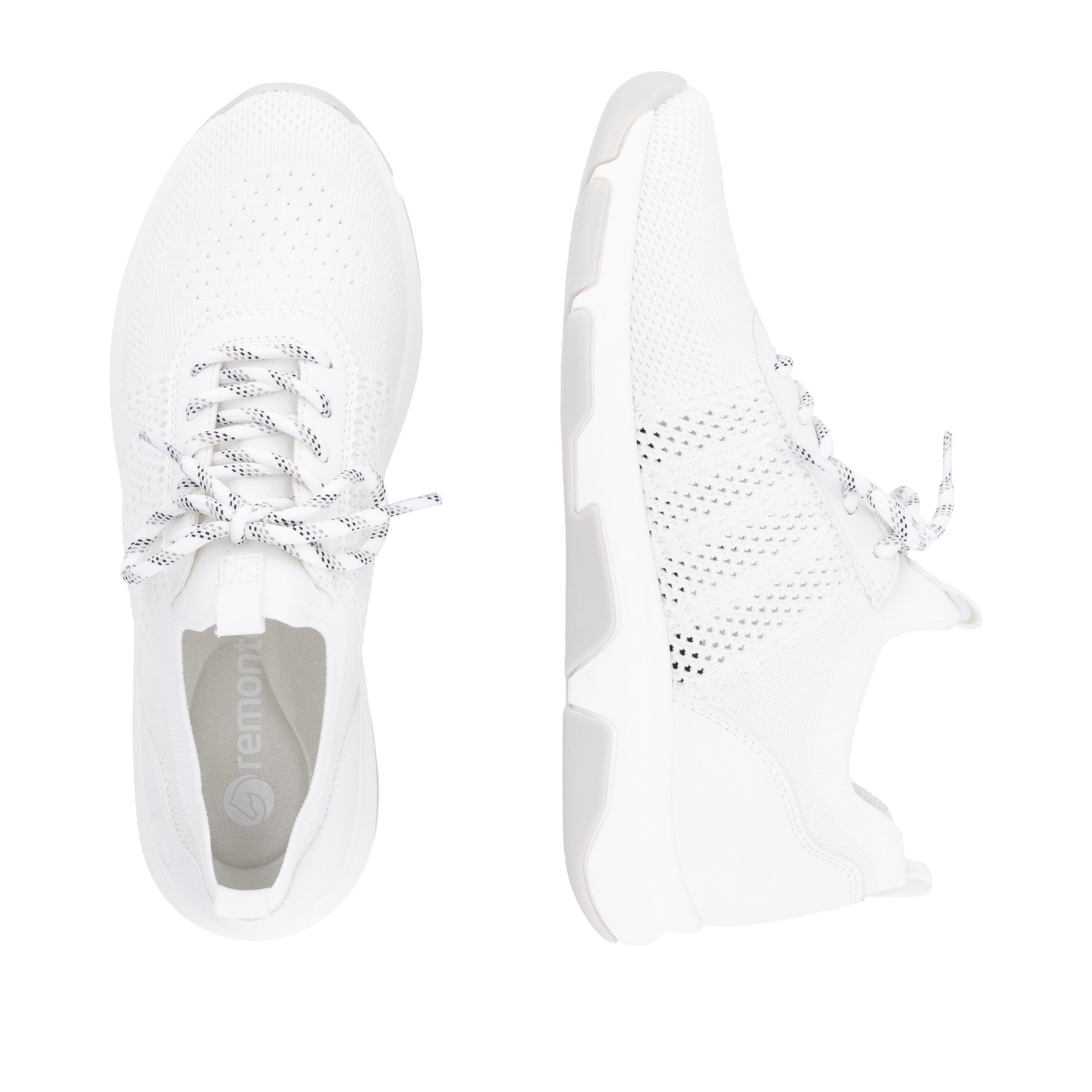 Remonte Slip-on sneakers , vrijetijdsschoen, lage schoen, slipper, instapschoen met aantrek-lussen