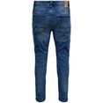only  sons slim fit jeans loom life slim 4way blauw
