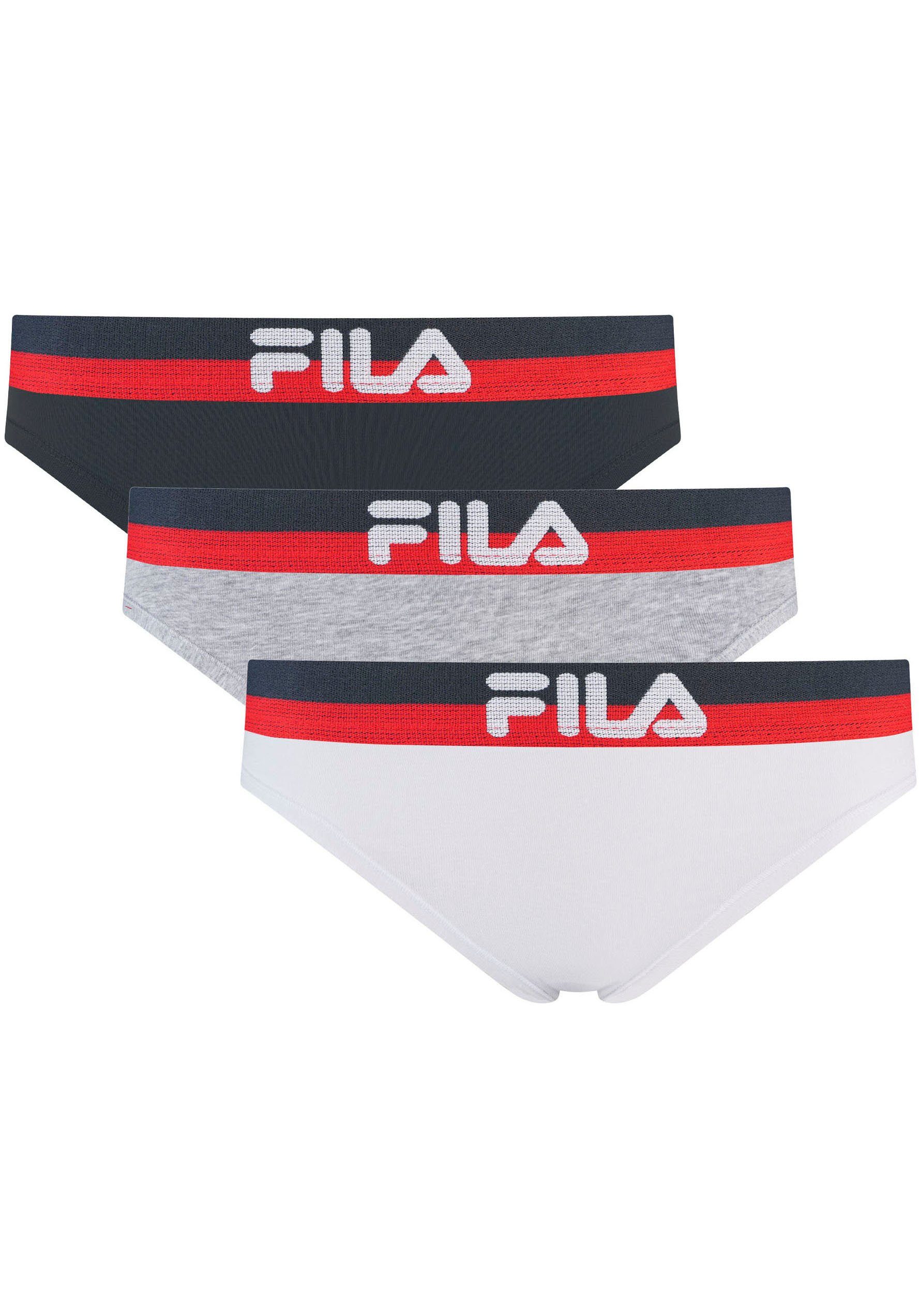 Fila String (3 stuks) dames strings maat S blauw