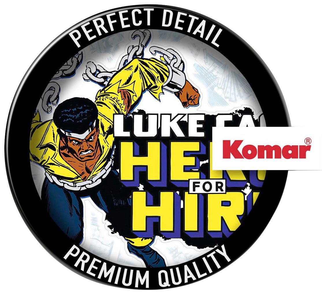 Komar Wandfolie Luke Cage Comic - afm. 50 x 70 cm zelfklevend, wandstickers, kinderkamer (1 stuk)
