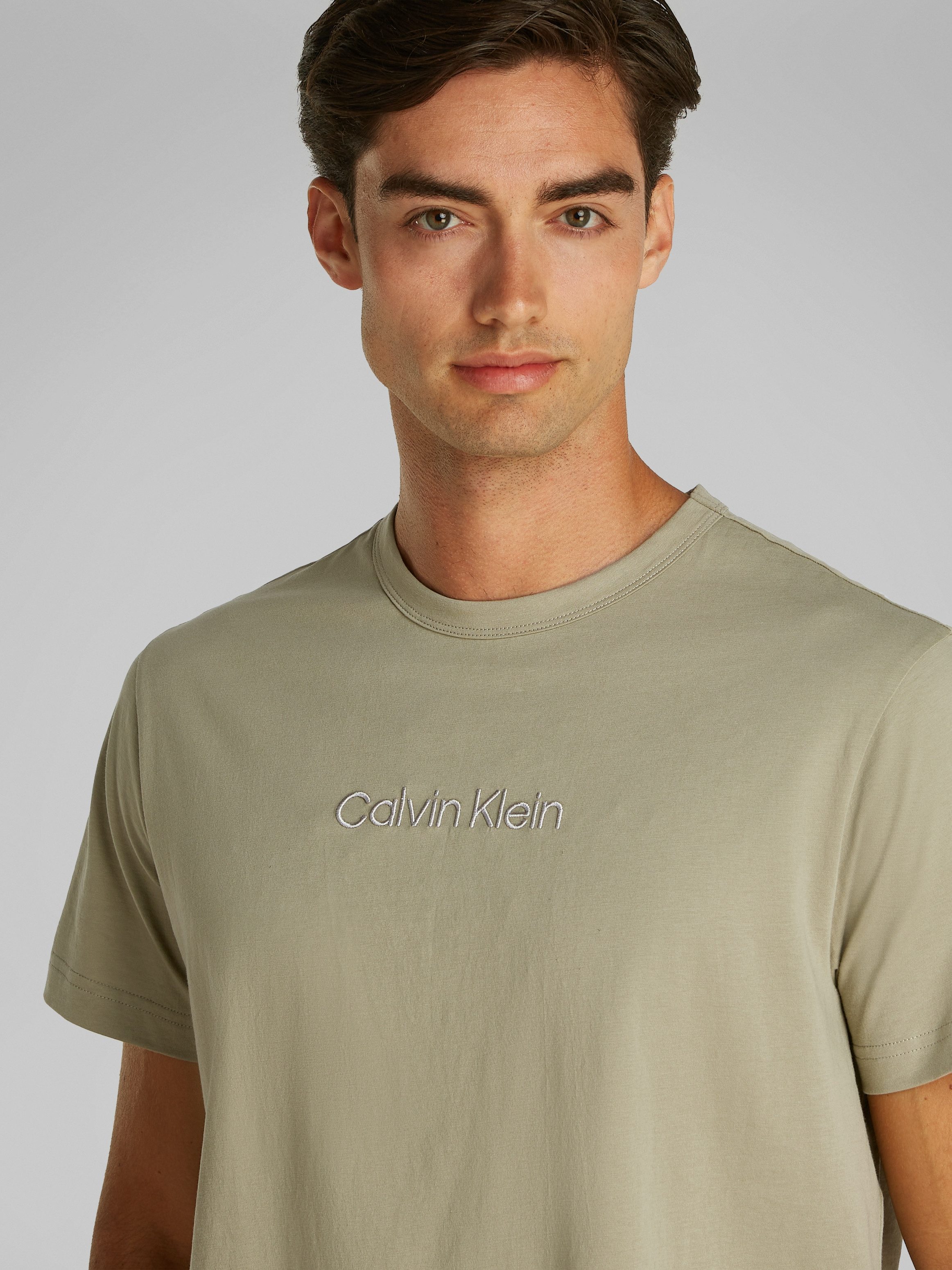 Calvin Klein T-shirt S/S CREW NECK met logo-opschrift