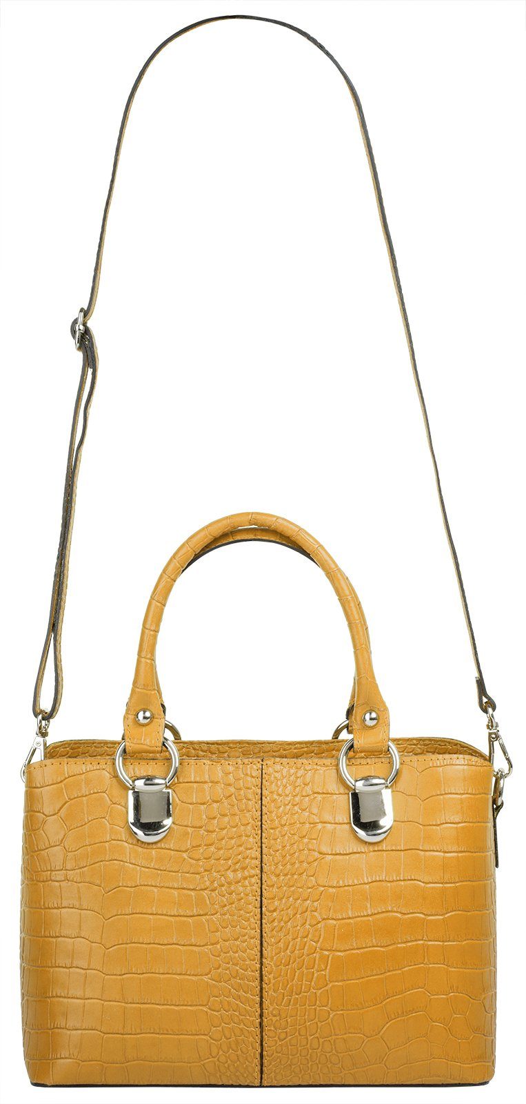 Cluty Schoudertas echt leer, made in italy