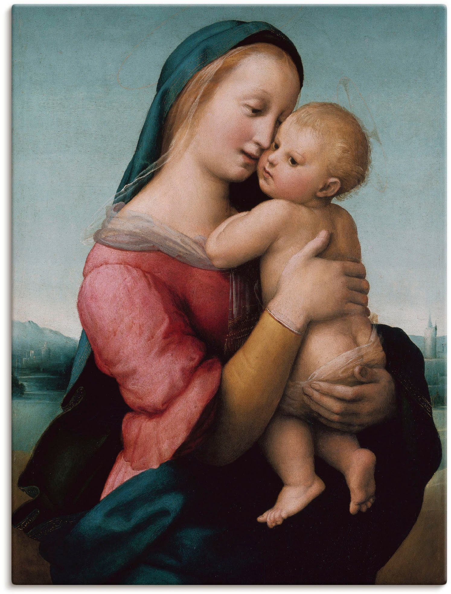 Artland Artprint op linnen De madonna Tempi. Ca. 1507