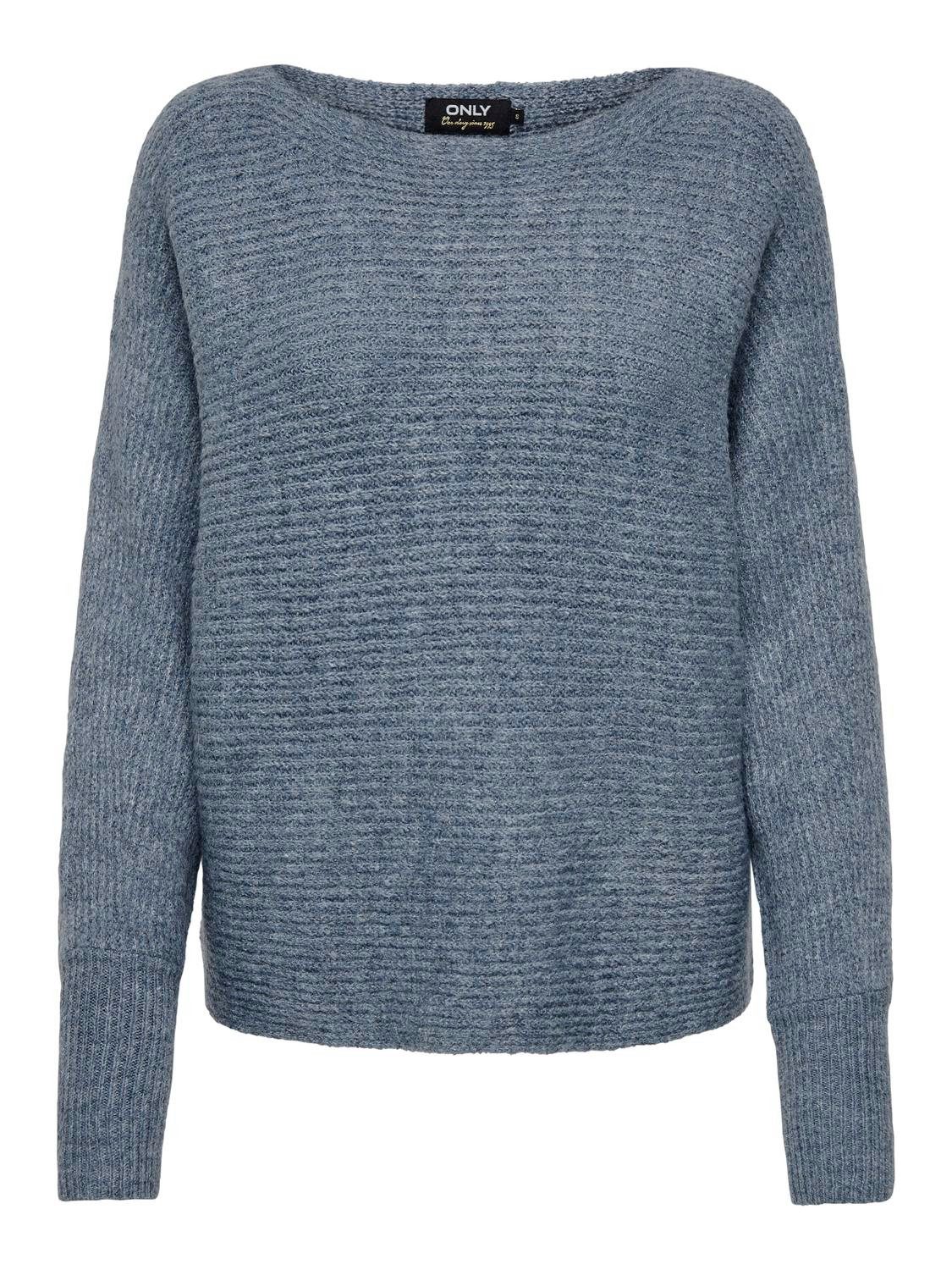Only Gebreide trui ONLDANIELLA L S PULLOVER KNT NOOS