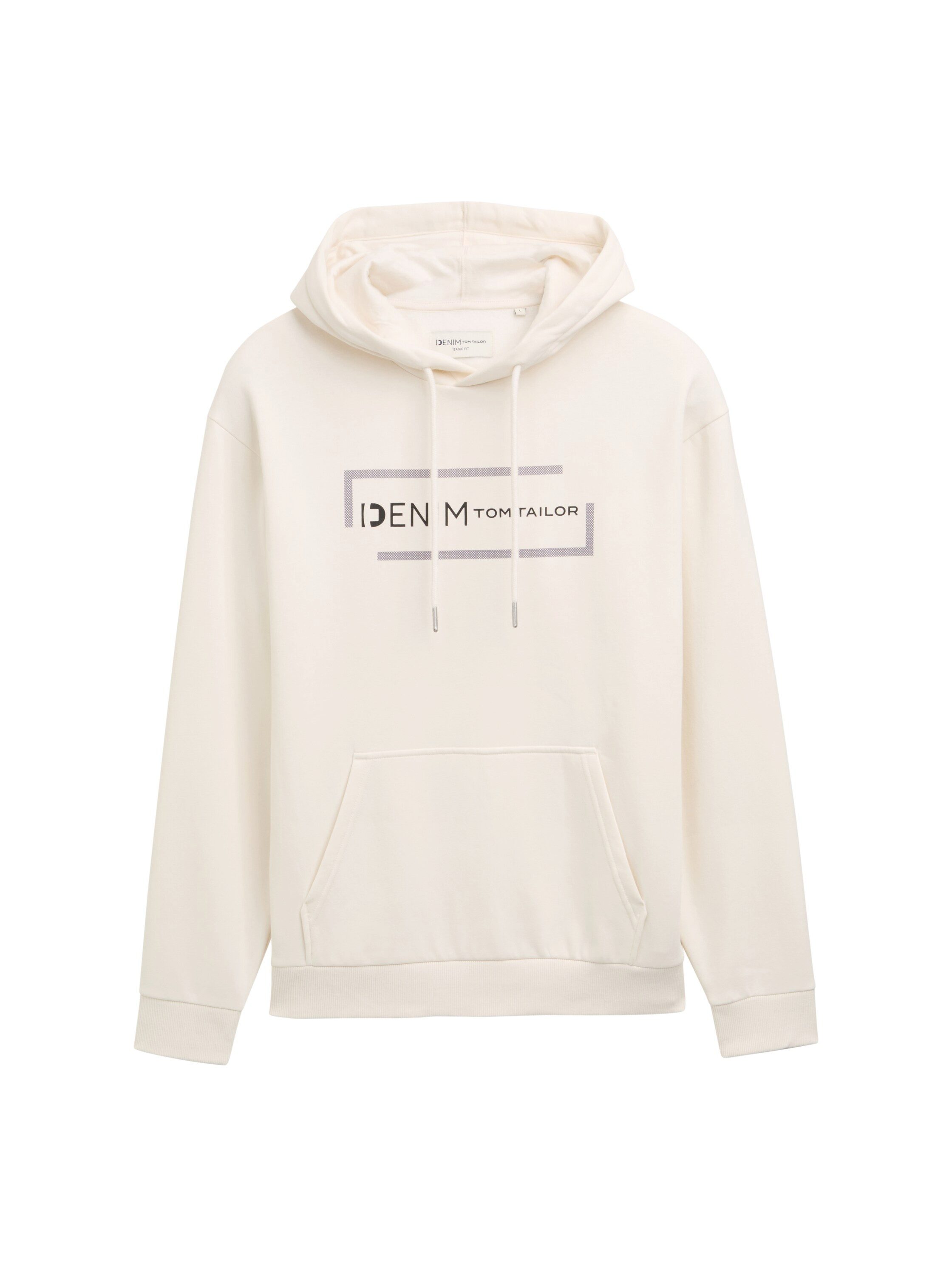 Tom Tailor Denim Hoodie met grote logoprint