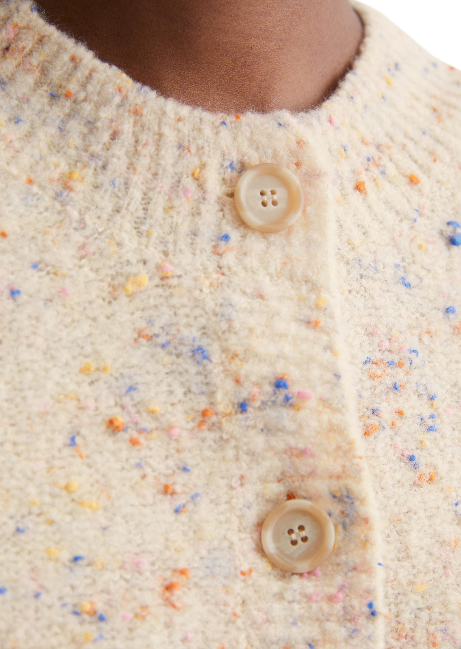 Marc O'Polo DENIM Cardigan in boucle-vorm