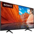 sony lcd-led-tv kd-50x81j, 126 cm - 50 ", 4k ultra hd, smart-tv zwart