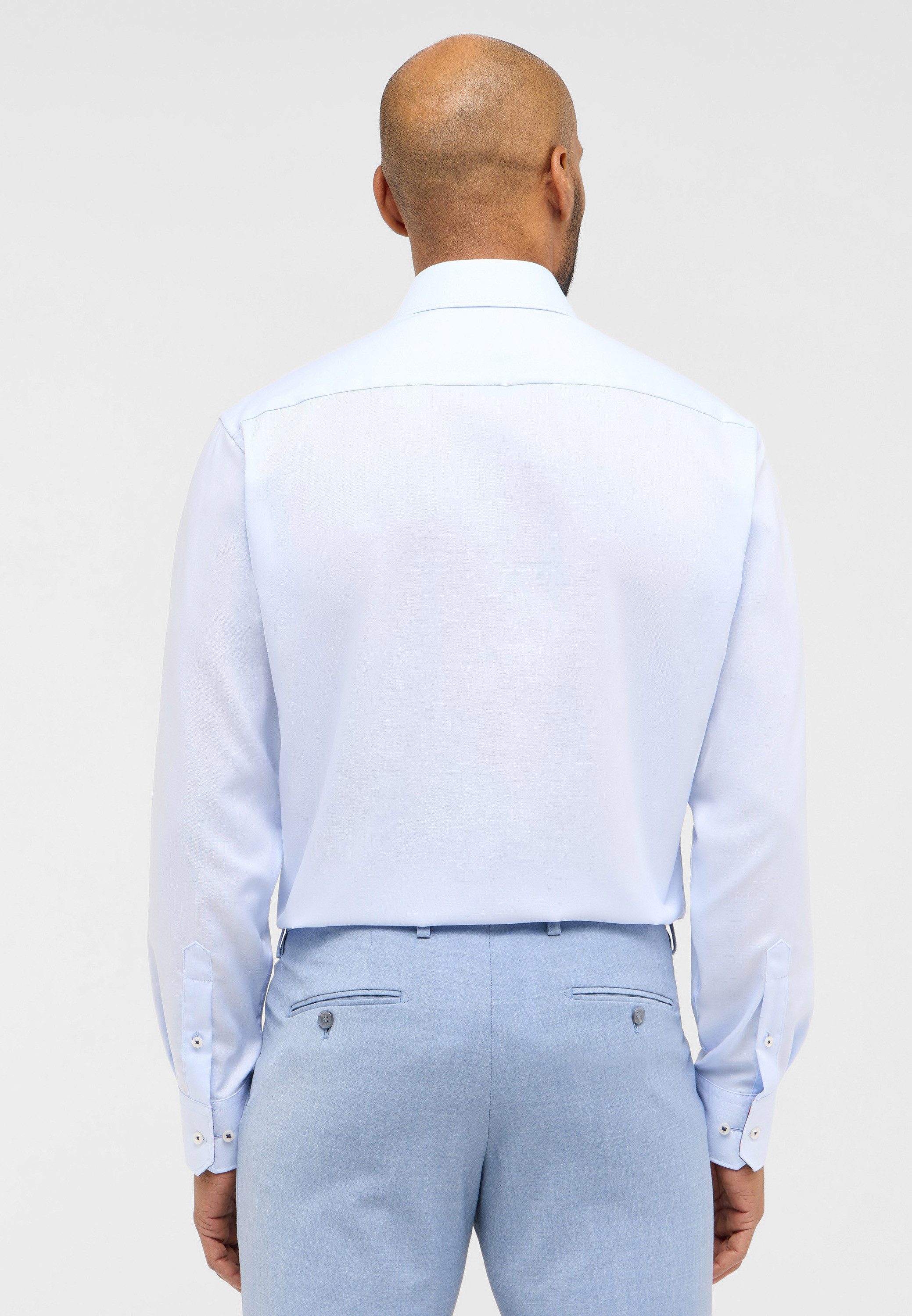 Eterna Overhemd met lange mouwen MODERN FIT NON IRON (strijkvrij)