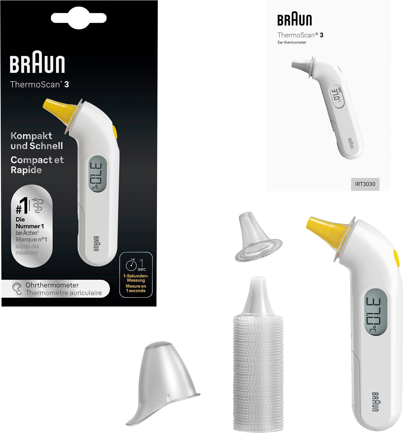 Braun Oor-koortsthermometer ThermoScan® 3