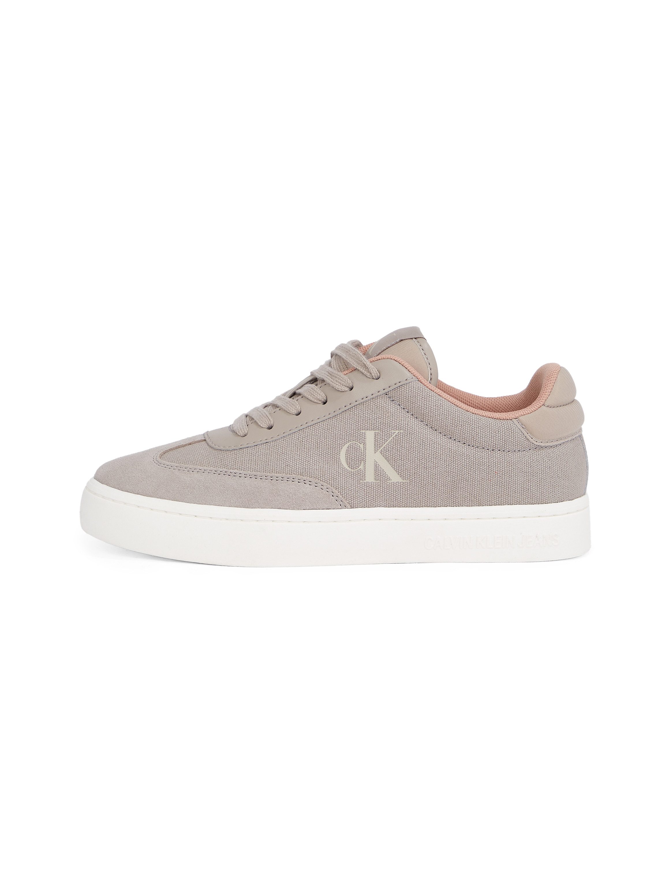 Calvin Klein Sneakers CLASSIC CUPSOLE LOW MIX MG WN veterschoenen, vrijetijdsschoen, lage schoen met logo-opschrift aan de zijkant