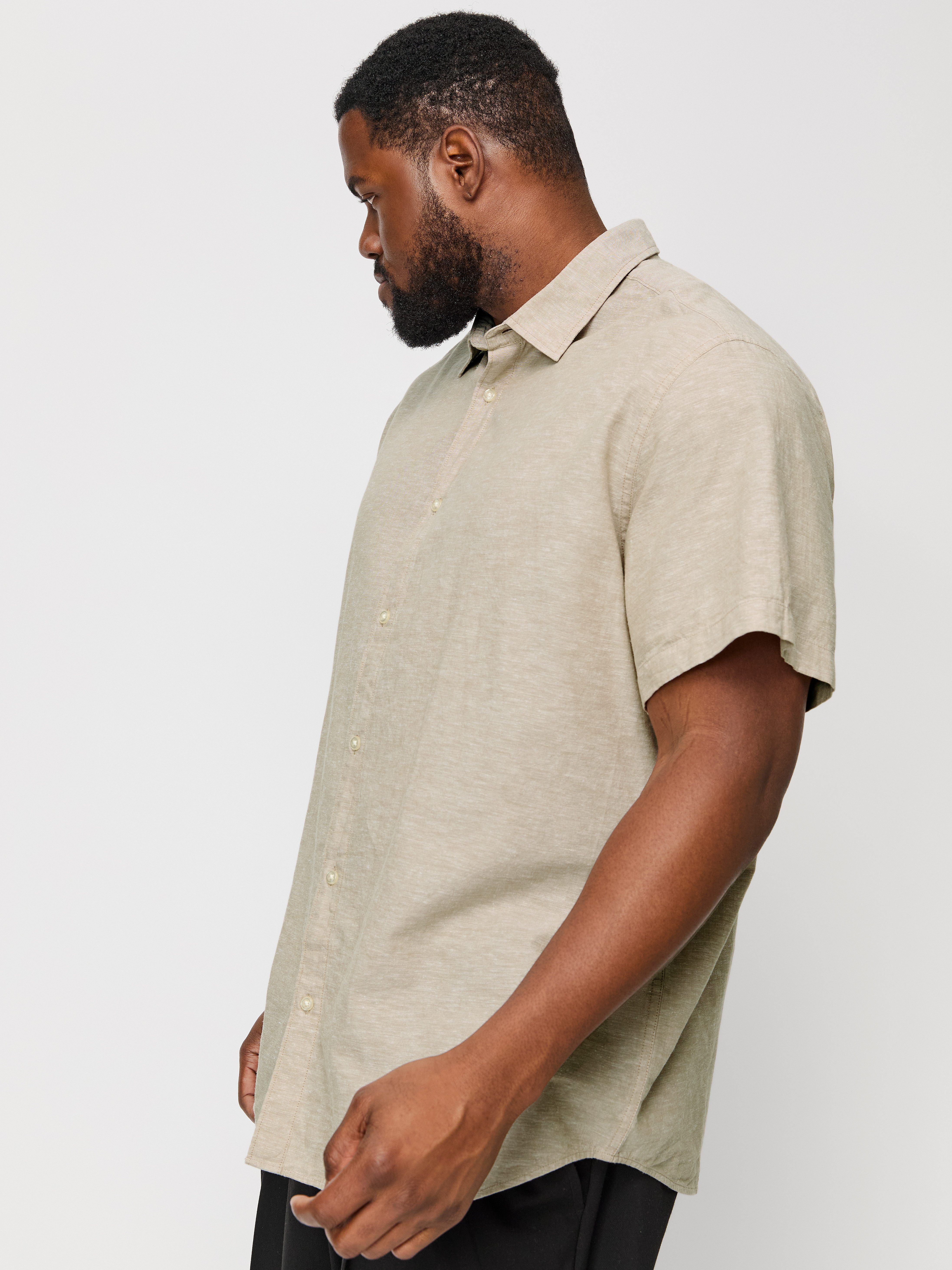Jack & Jones PlusSize Overhemd met korte mouwen JJEBREEZE SHIRT SS SN PLS