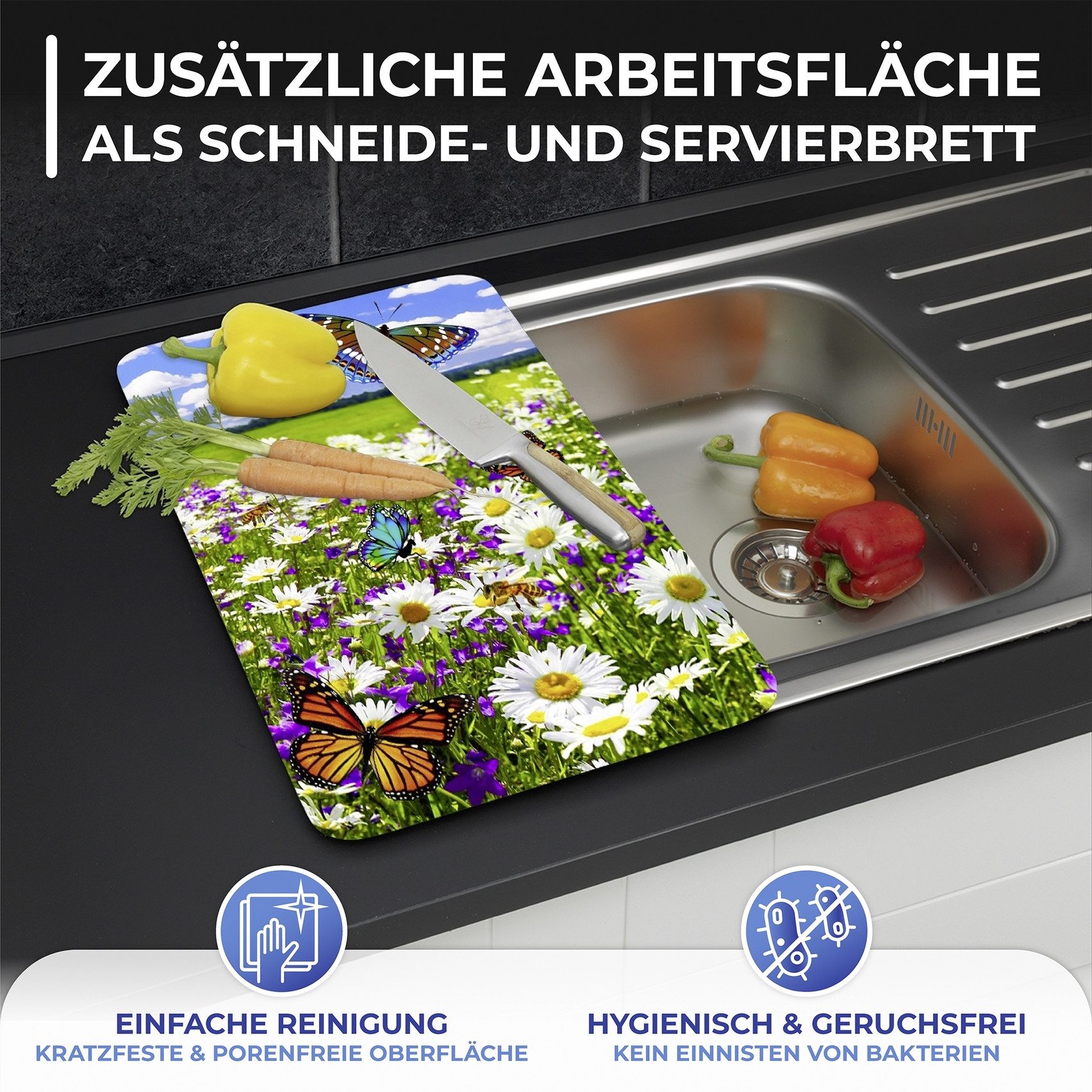 Maximex Kookplaatdeksel Universeel Model Zomerweide (set, 2-delig)