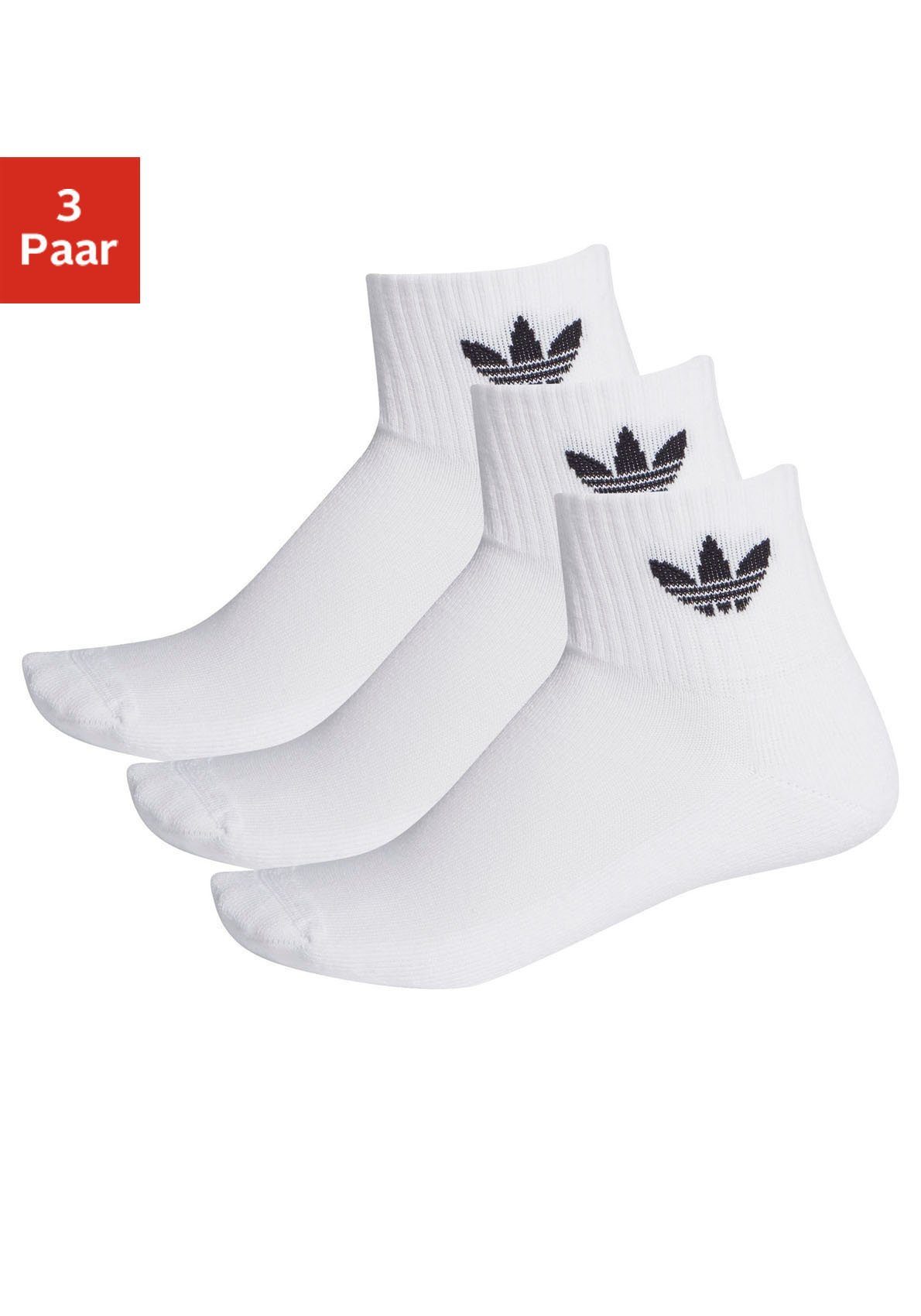 adidas Originals Sportsokken MIDCUT CREW SOCKS, 3 PAAR