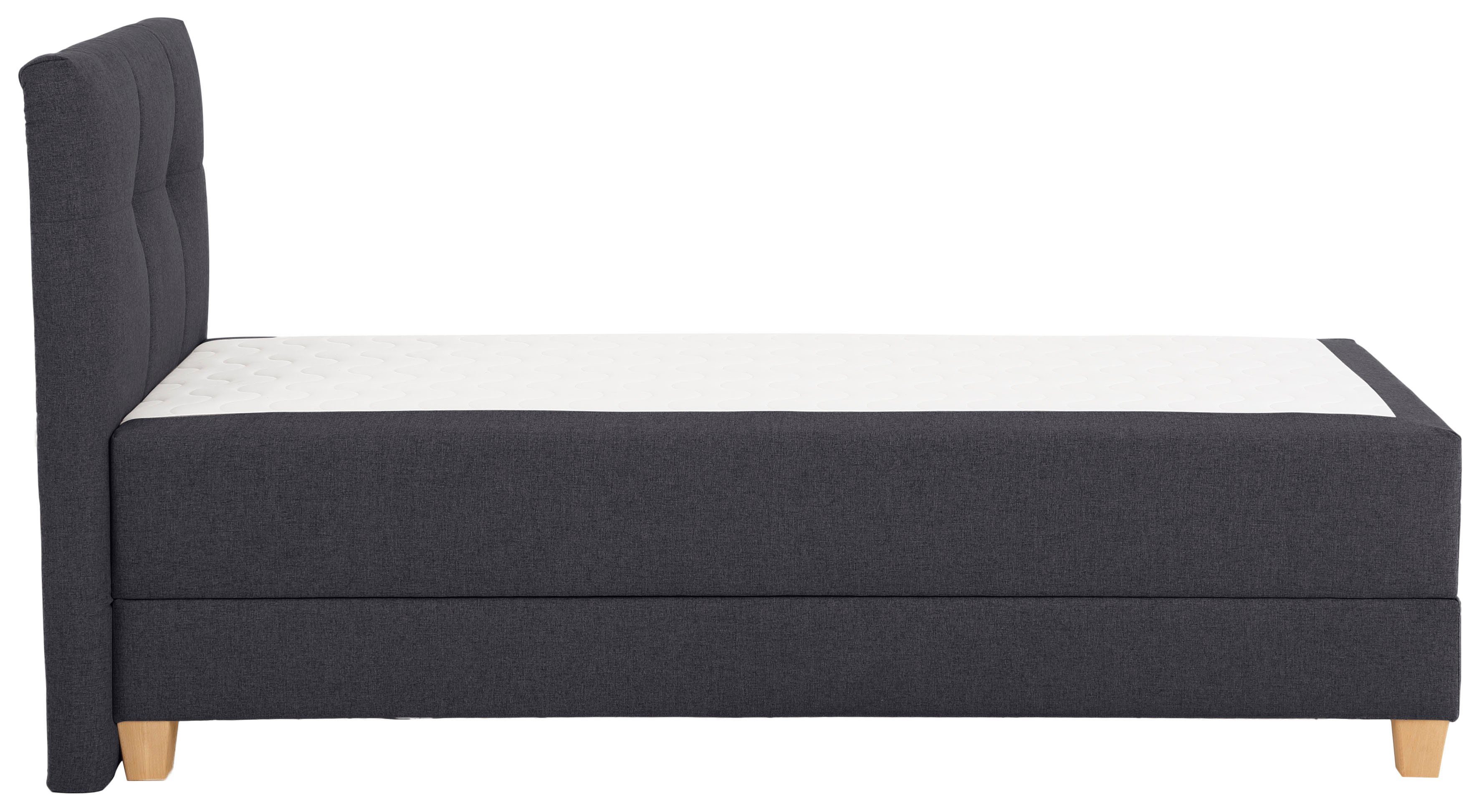 Home affaire Boxspring Lonrai in h2, h3 & h4 en xxl - verlengde 220 cm kiesbaar, incl. topper