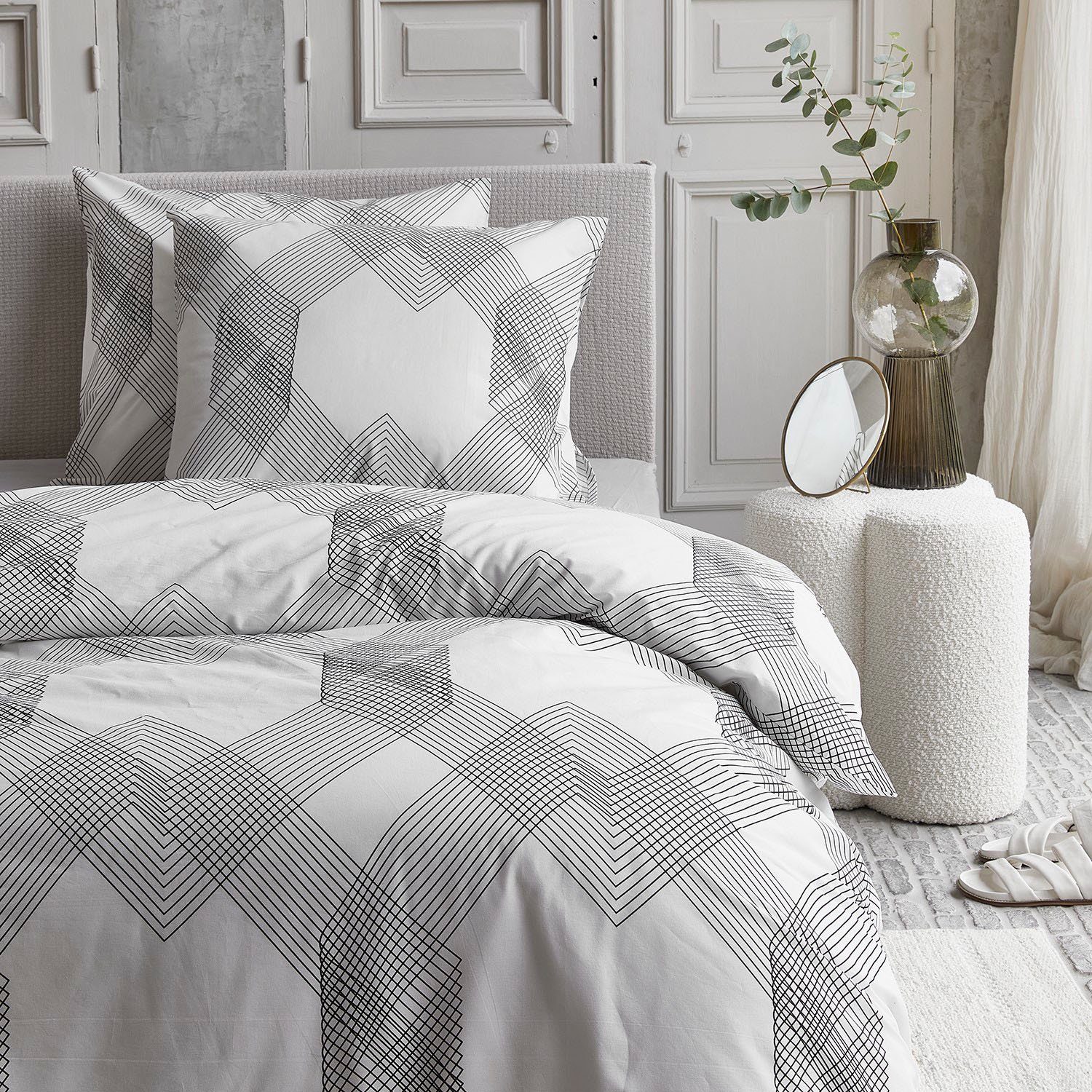 damai Beddengoed FONTANA met geometrisch motief