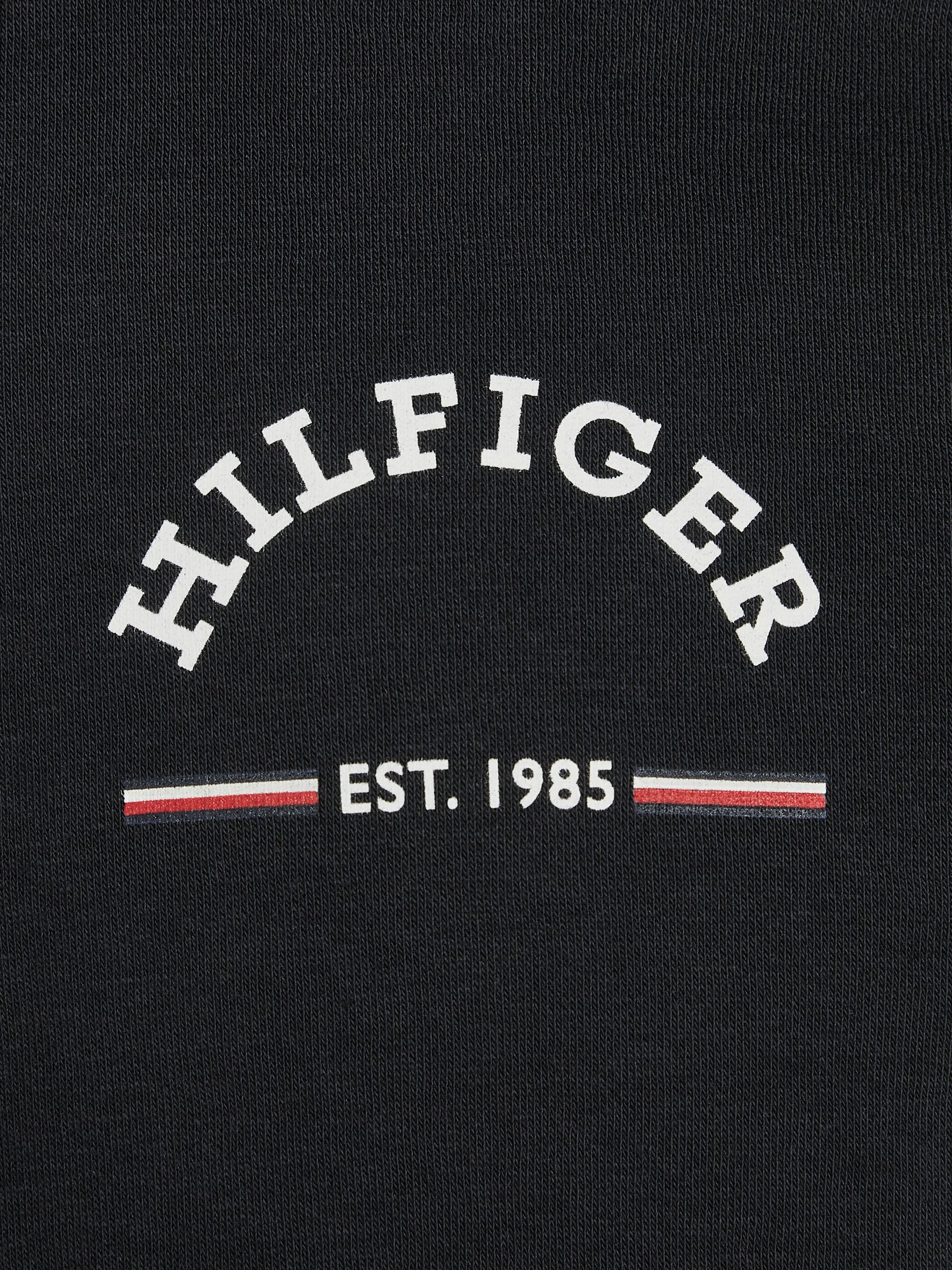 Tommy Hilfiger Sweatshirt ROUNDALL STAND COLLAR ZIP met staande kraag en ritssluiting