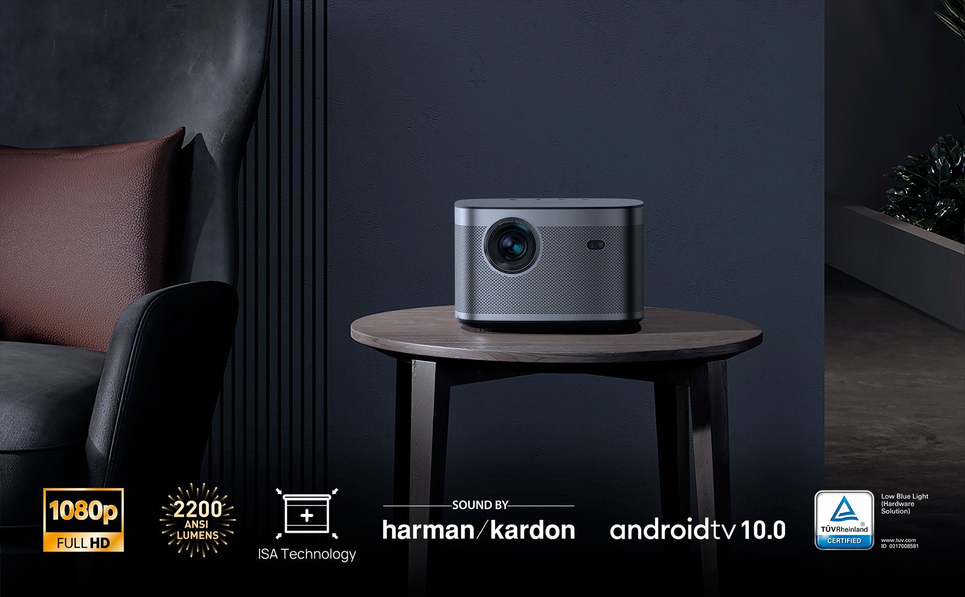 Horizon OTTO Keystone Beamer de winkel ansi-lumen, Full beamer, Smart in auto. 2200 XGIMI HD, | online