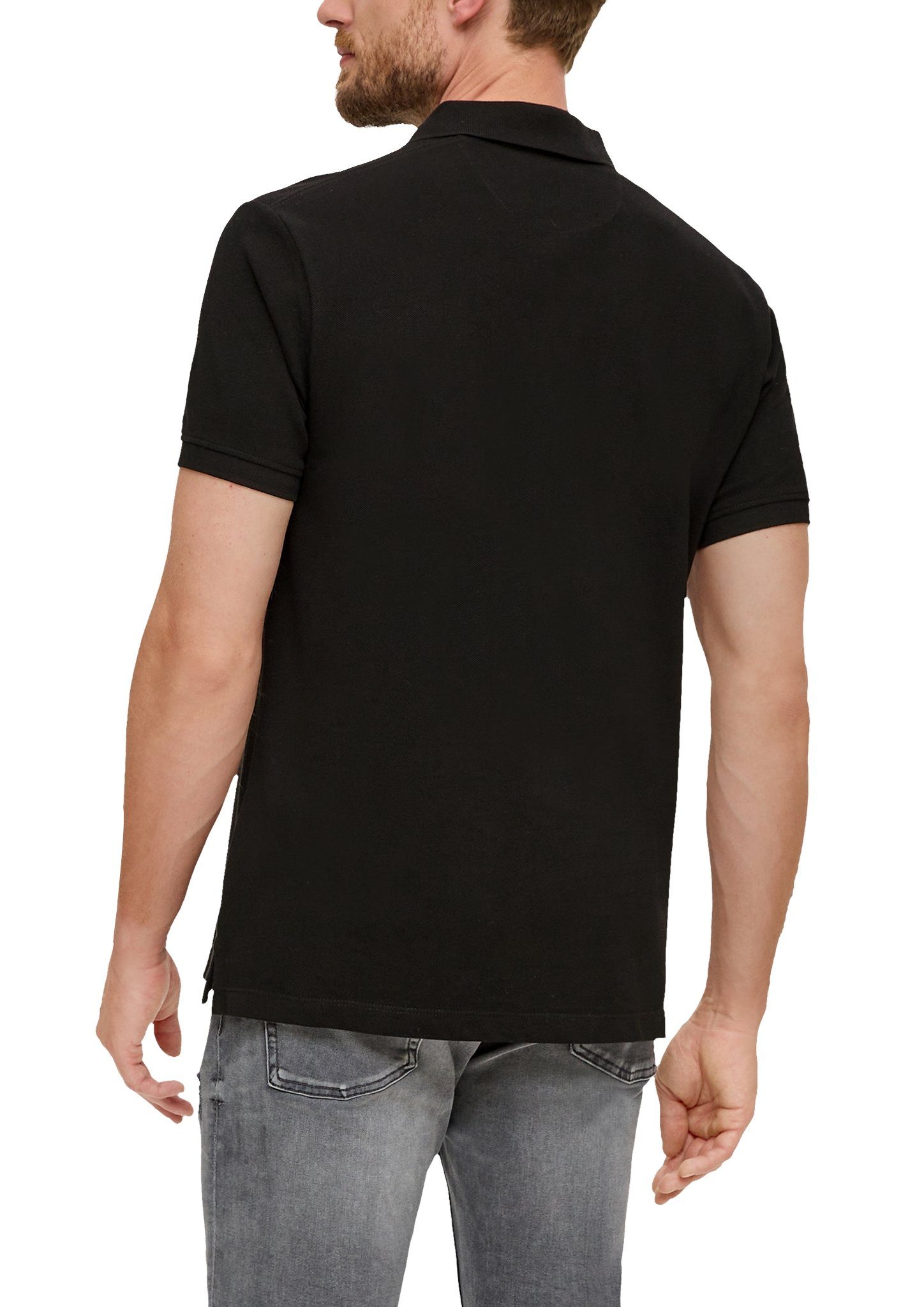 s.Oliver Poloshirt met geborduurd logo