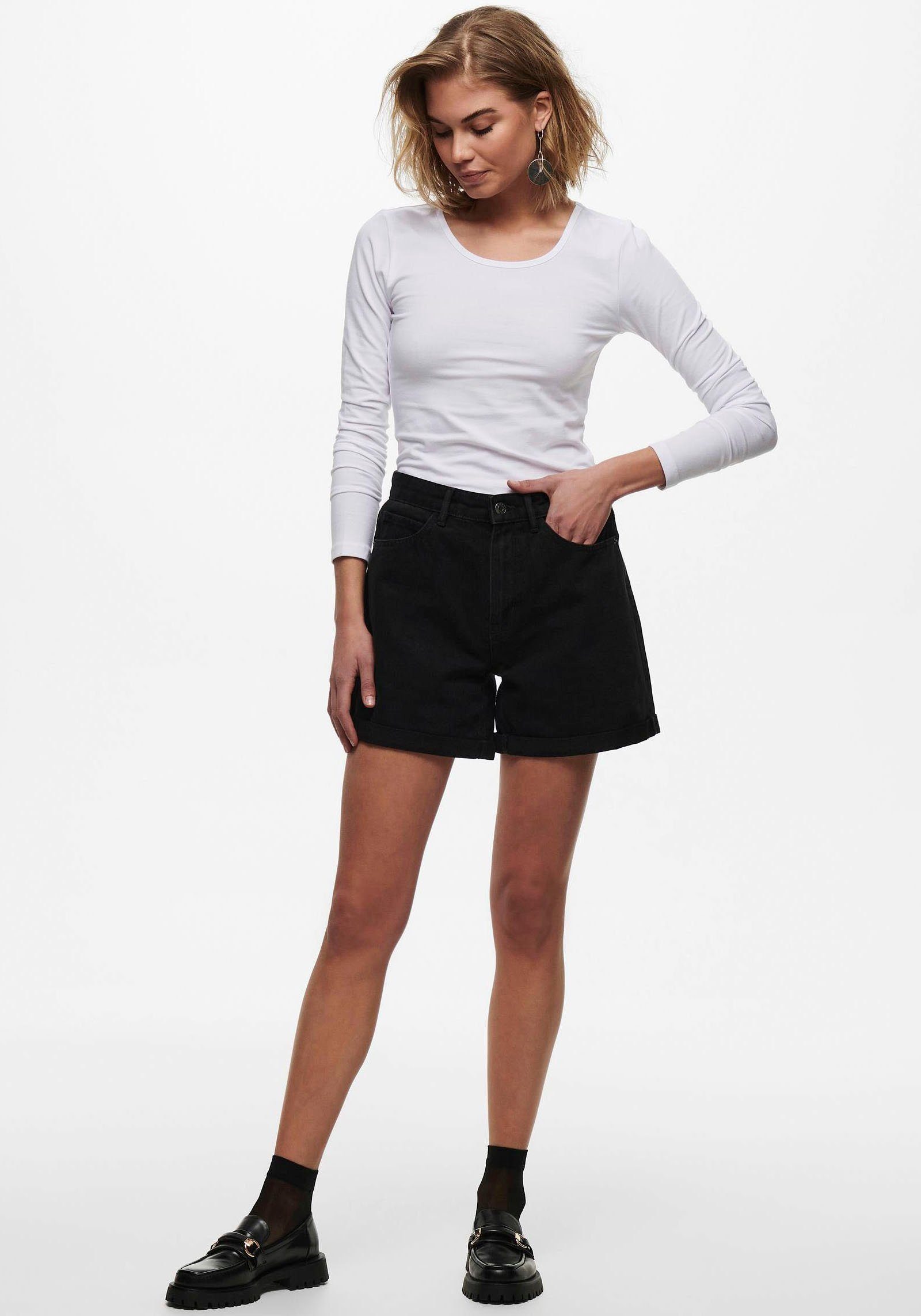 Only Shirt met lange mouwen ONLLIVE LOVE L/S ONECK