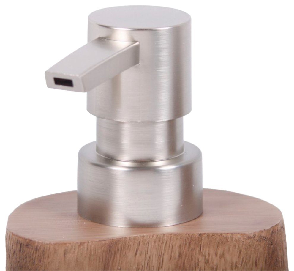 Sanilo Set badkameraccessoires Old Tree bestaand uit zeepdispenser en toiletborstel, gestructureerd (combi-set, 2-delig)
