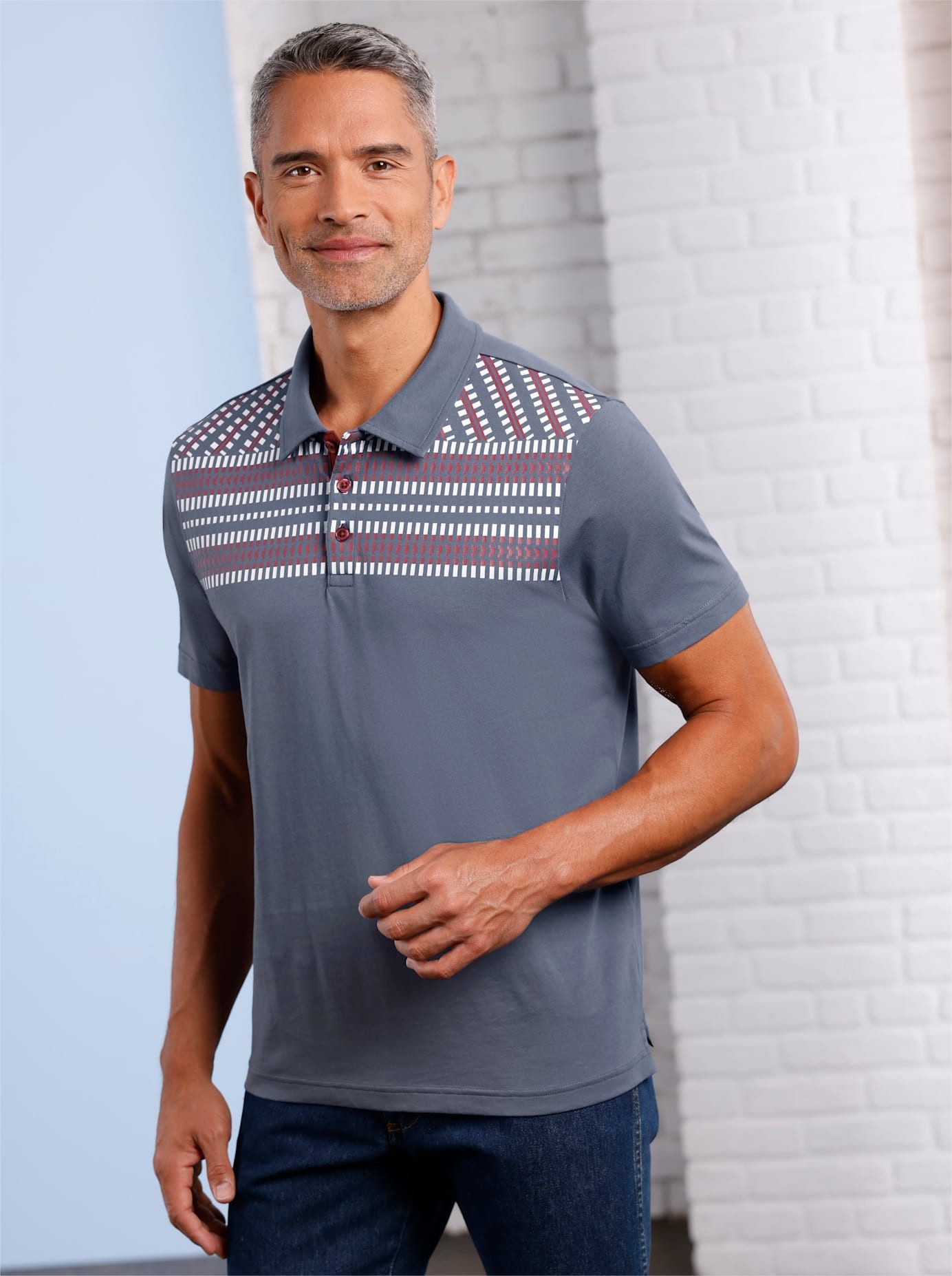 Classic Poloshirt met korte mouwen (1-delig)