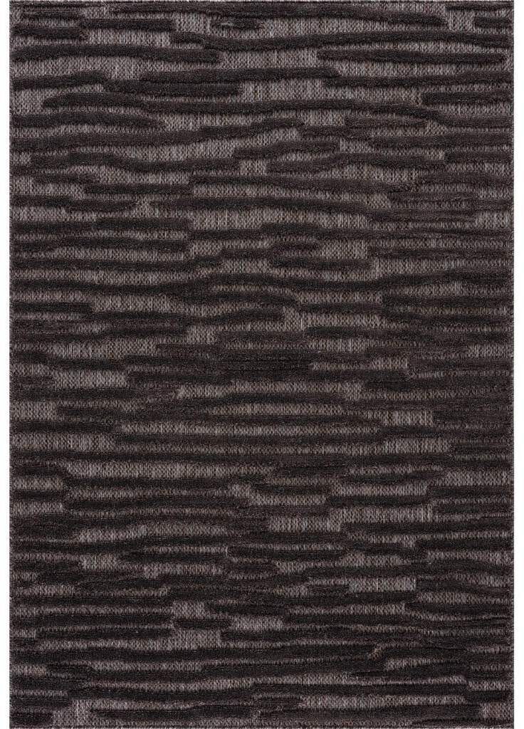 Carpet City Vloerkleed In-& Outdoorkleed Santorini 58394, 3D-Effekt, strepen Weerbestendig & uv-bestendig voor terras, balkon, keuken, hal
