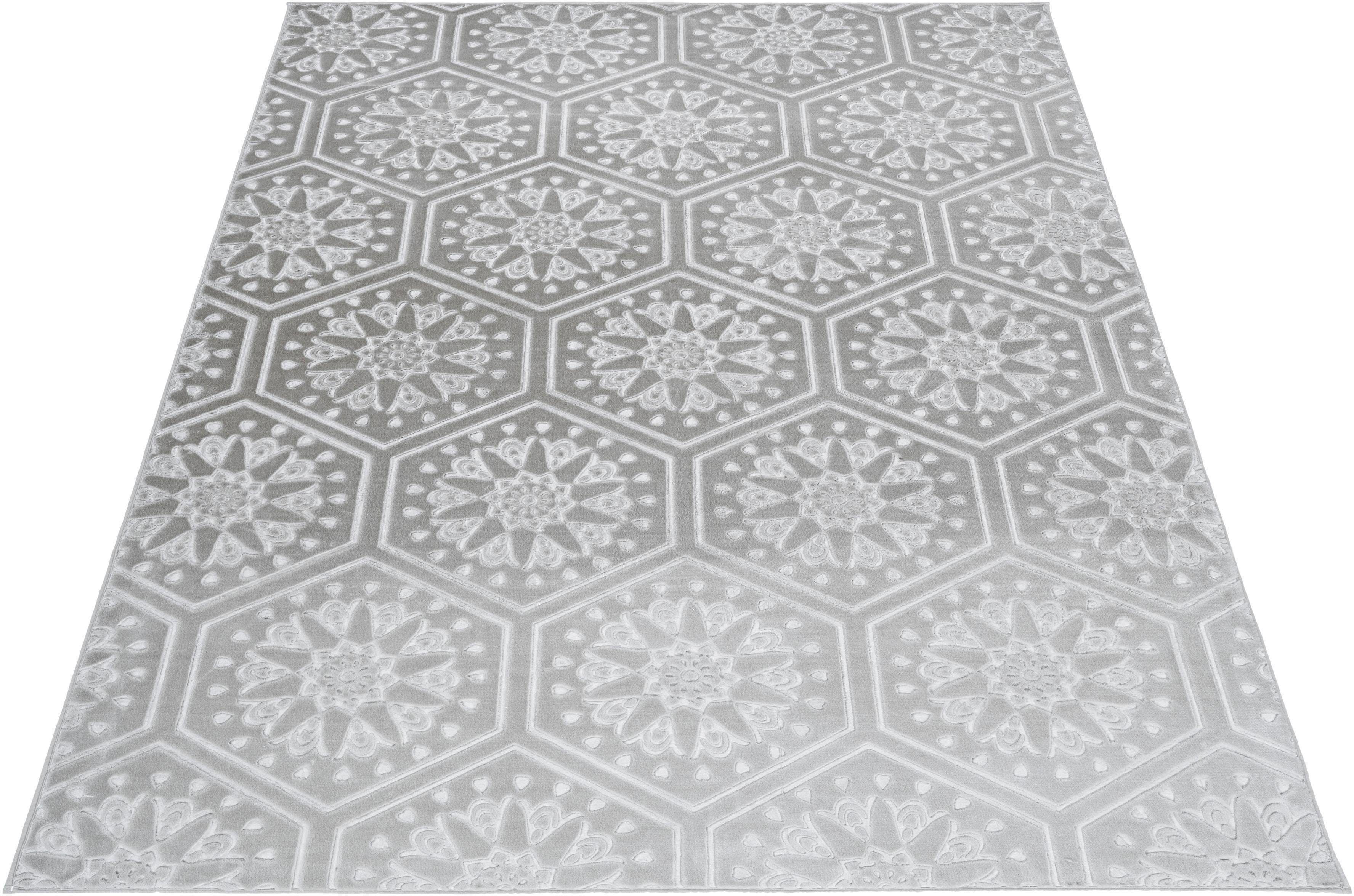 my home Vloerkleed Stina Reliëfeffect, met motief, vloerkleden