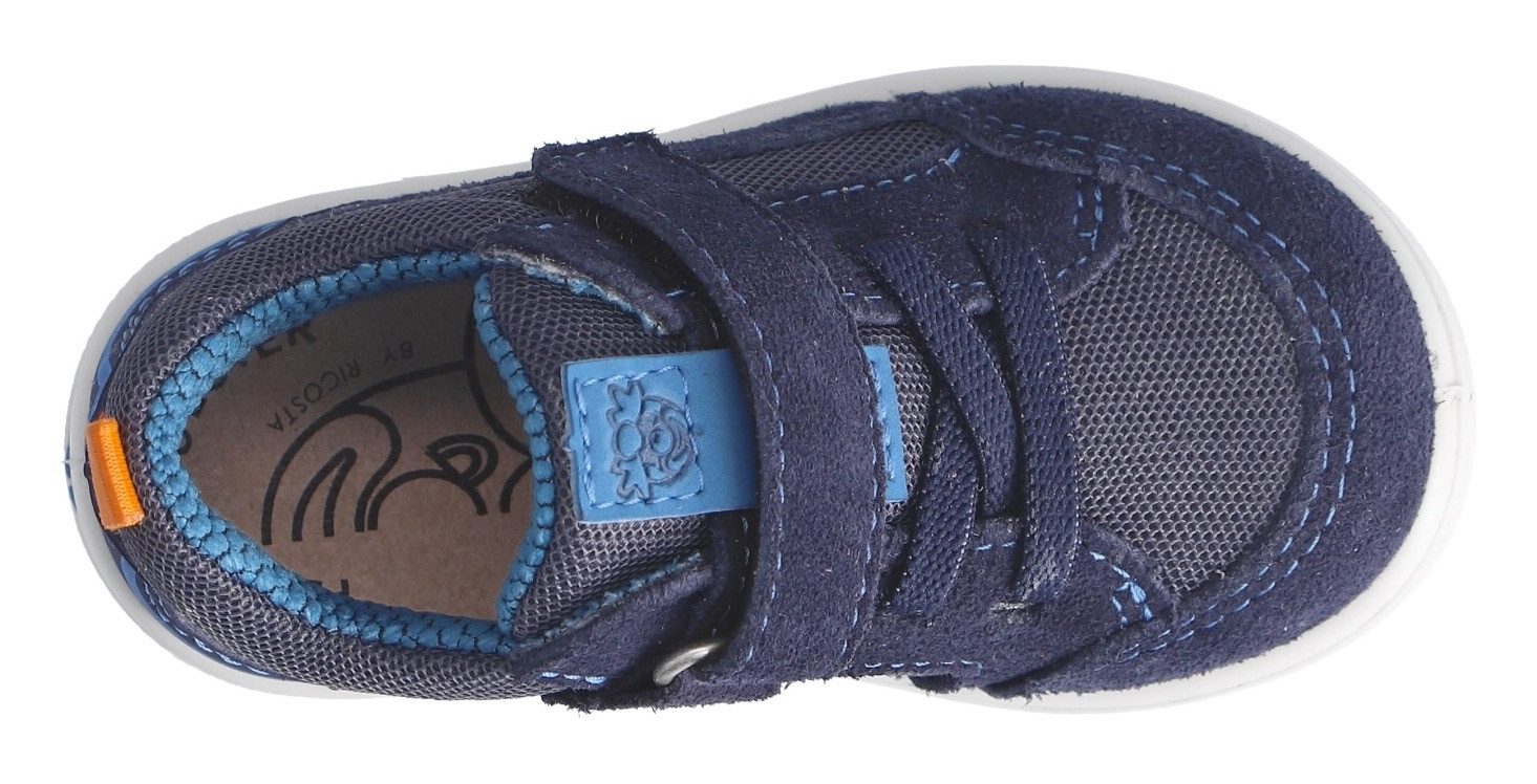 PEPINO by RICOSTA Babyschoentjes Ebbo WMS: gemiddeld , veterschoen met wms-systeem, retro-look, maat sjabloon te downloaden