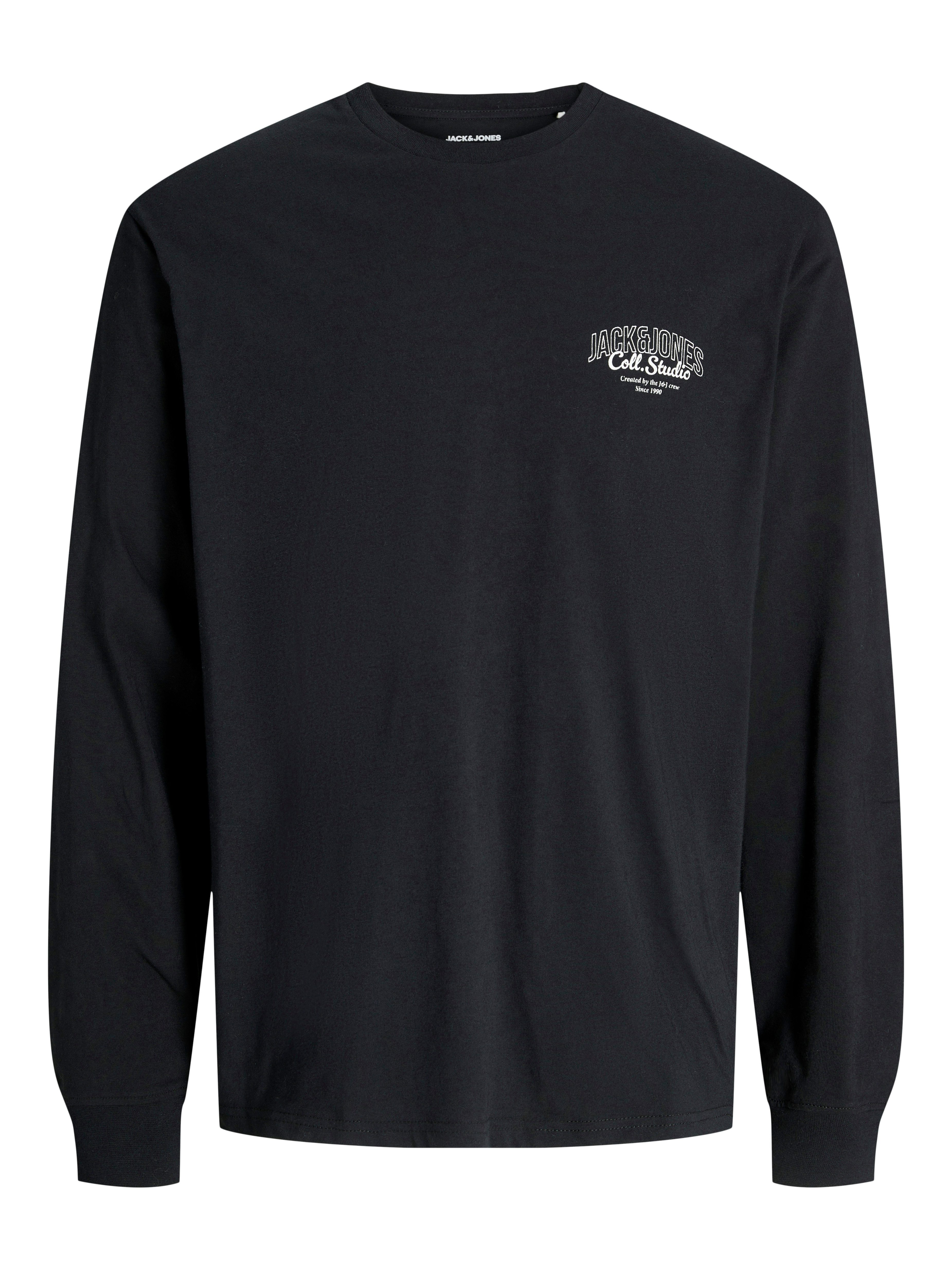 Jack & Jones Junior Shirt met lange mouwen JJMAKOTO TEE LS CREW NECK 2PK JNR (set, 2-delig)