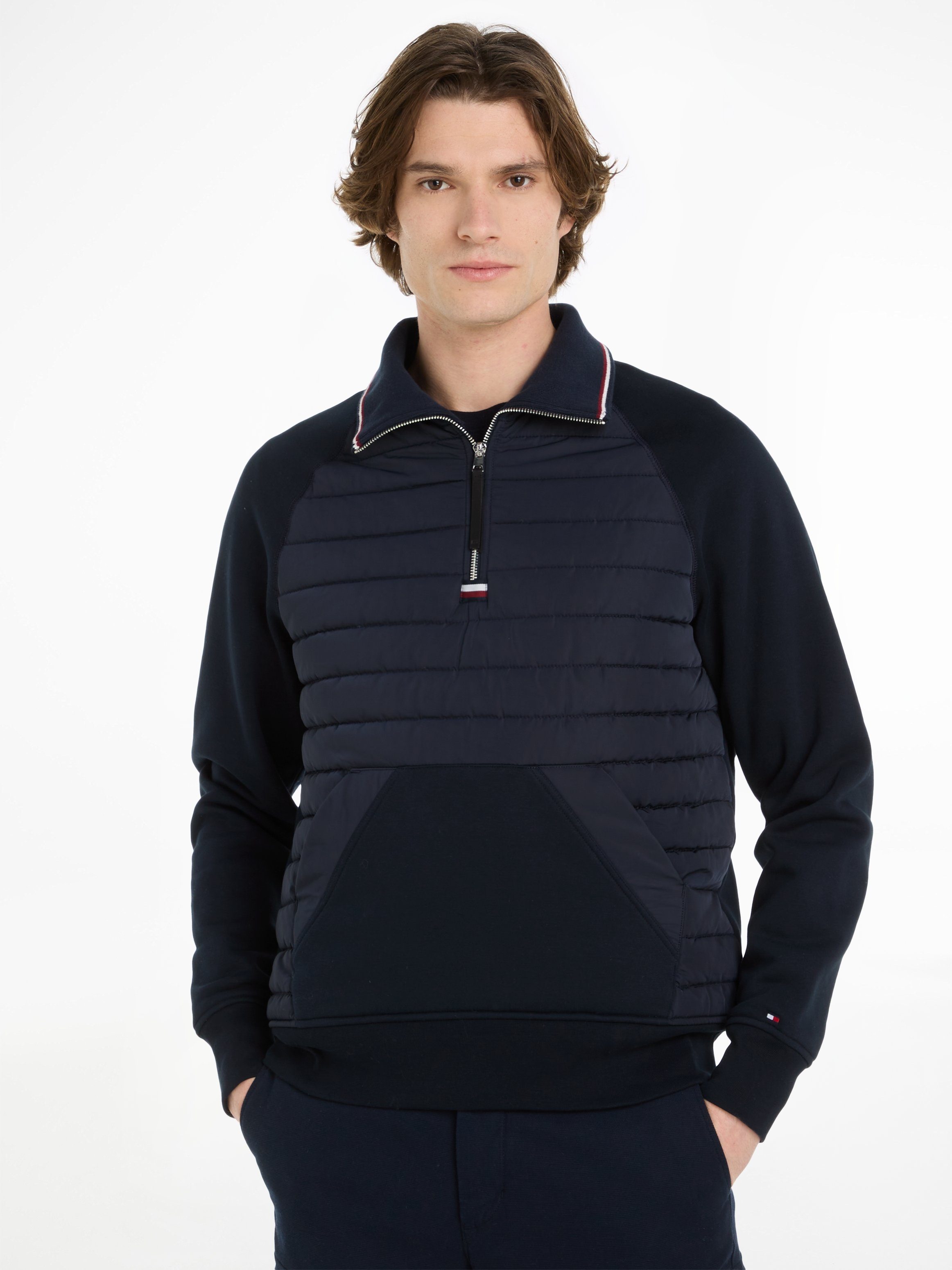 Tommy Hilfiger Blauwe Heren Sweater Desert Sky Blue Heren