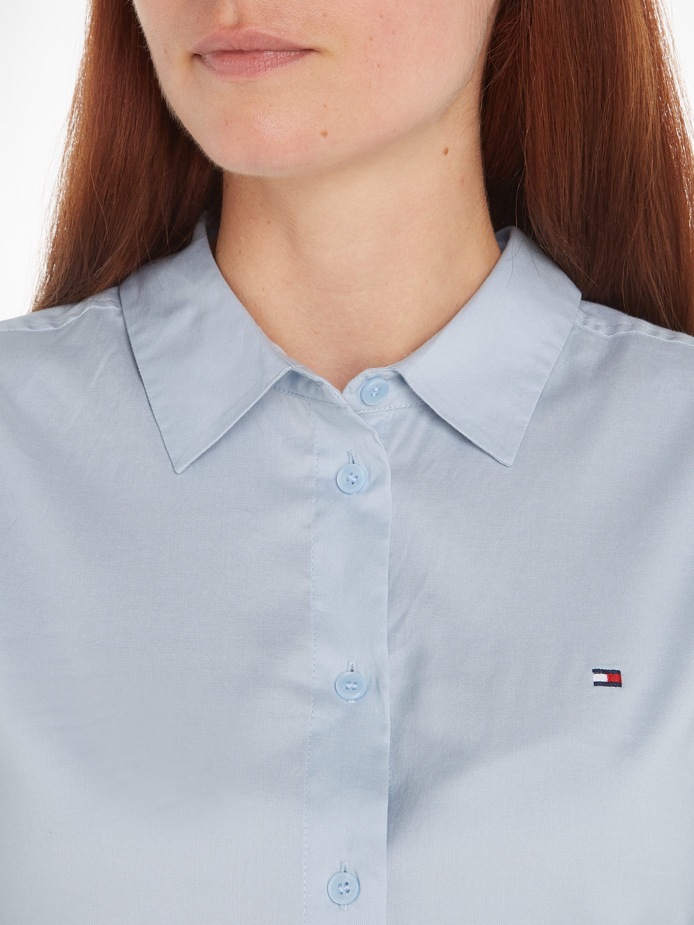 Tommy Hilfiger Overhemdblouse STRETCH OXFORD REGULAR SHIRT