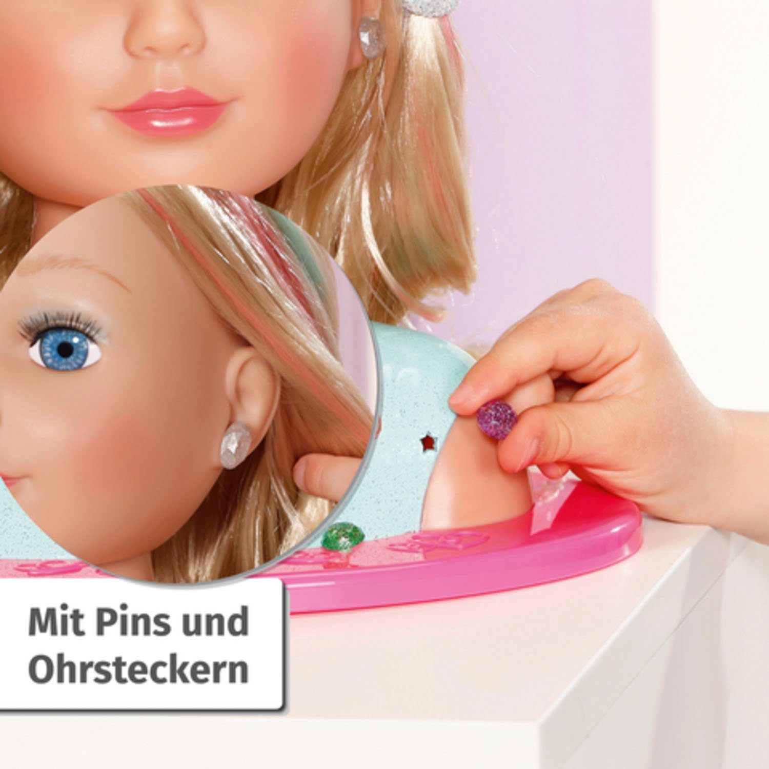 Baby Born Kaphoofd Sister styling head prinses