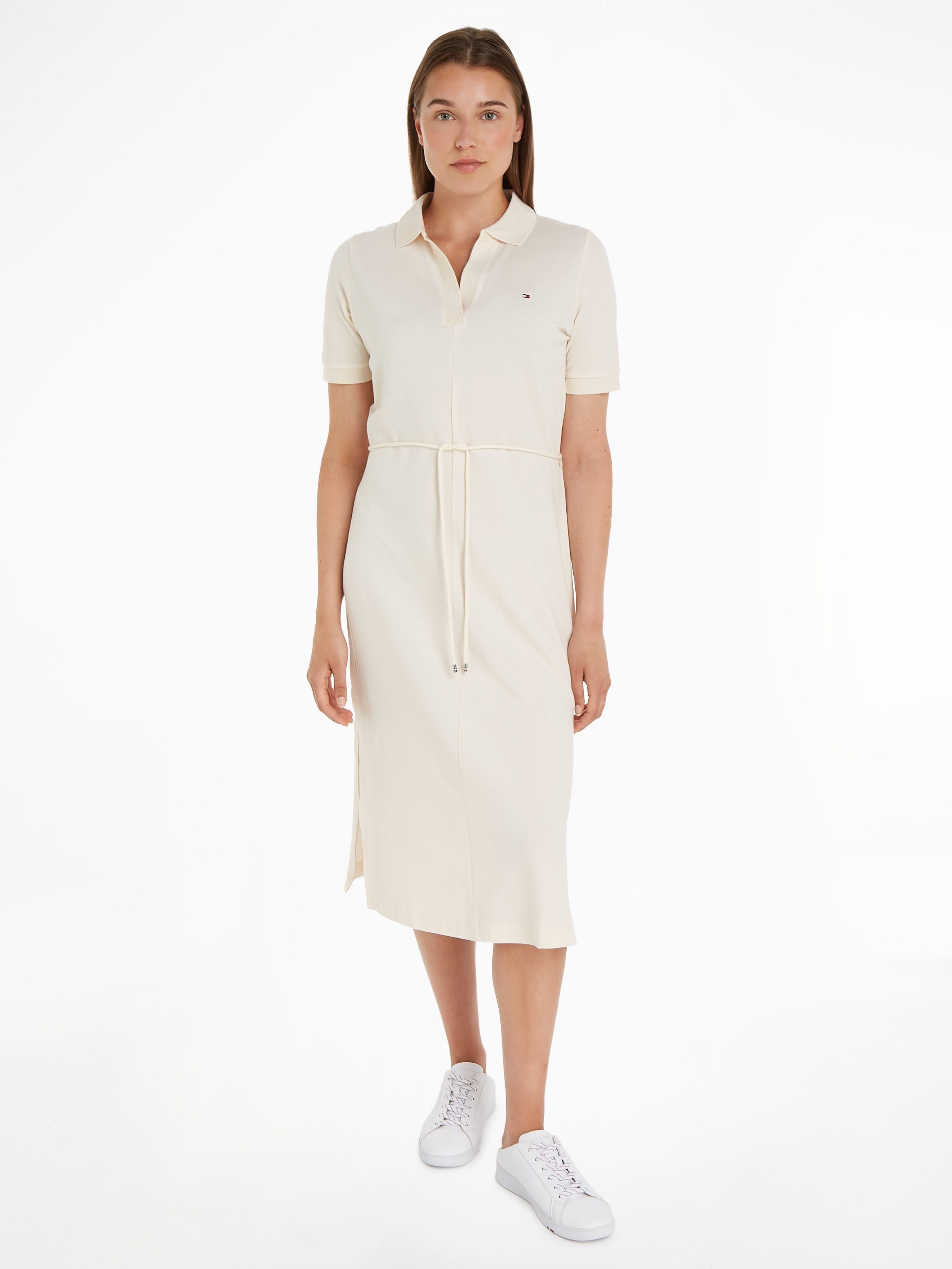 Tommy Hilfiger Polojurk OPN PLKT LYLL POLO DRS WAIST DTL