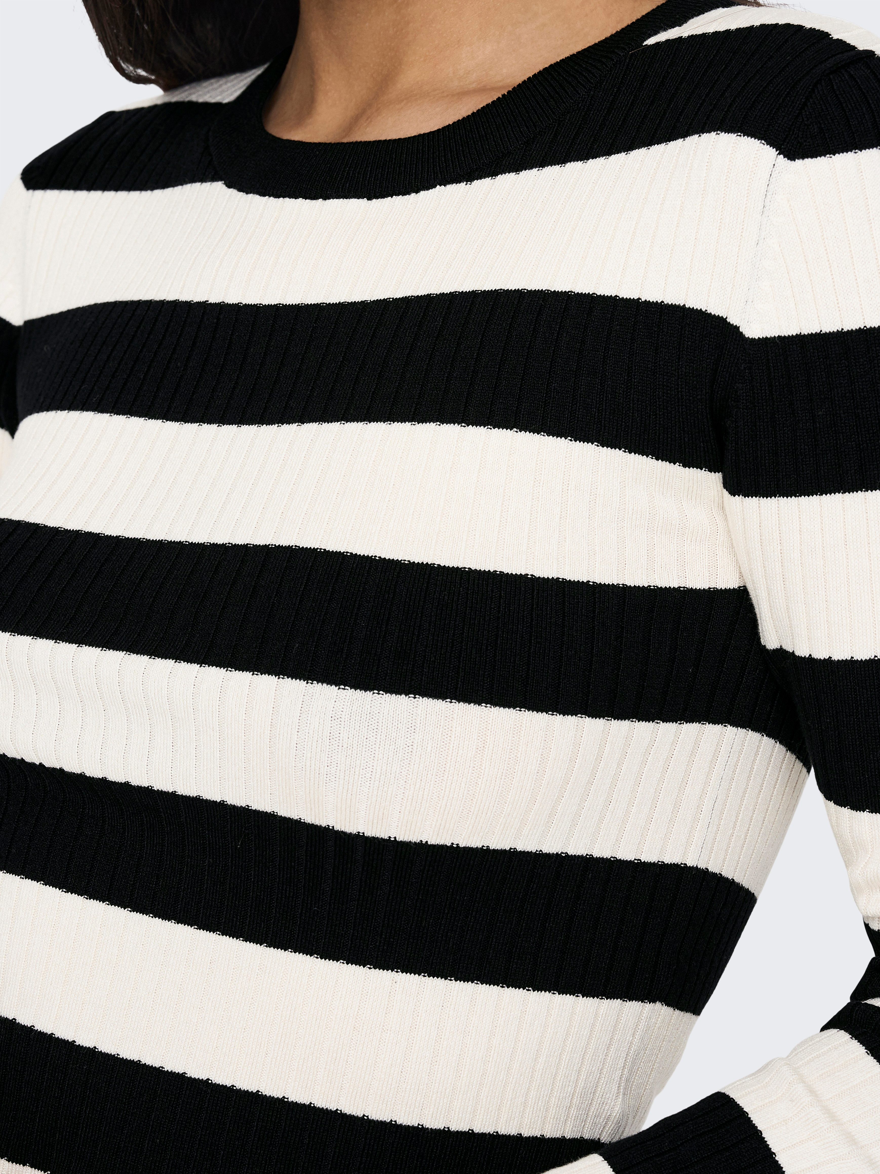 JDY Trui met ronde hals JDYPLUM L/S O-NECK PULLOVER KNT NOOS