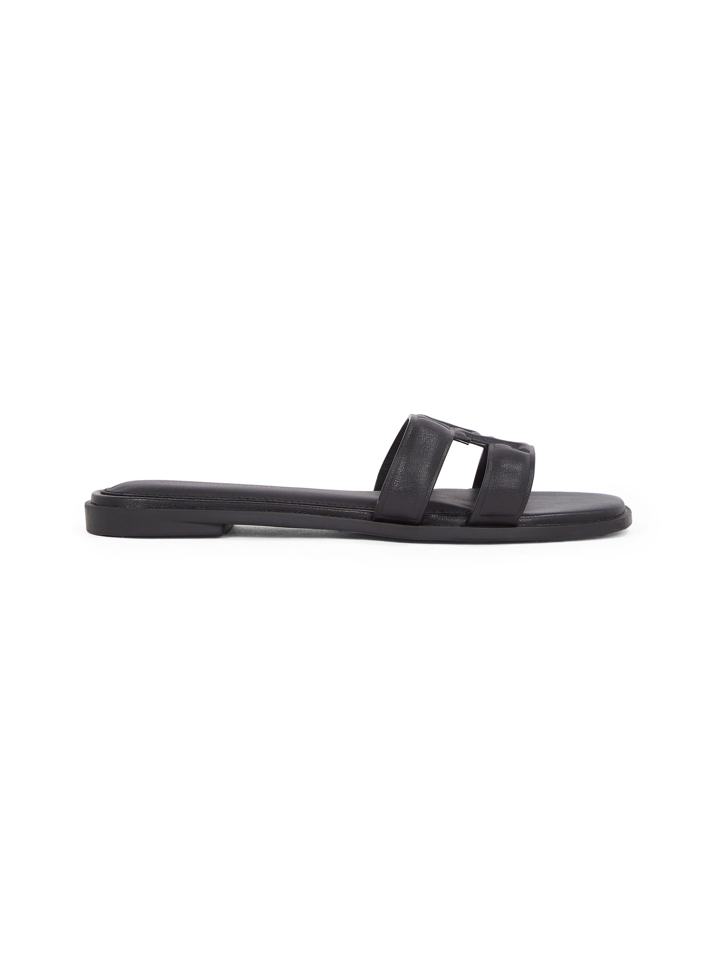 Tommy Hilfiger Slippers TH LOGO STRAP MULE , comfortabele schoen, zomerschoen, flats met th-logo