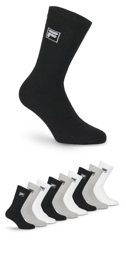 Fila Sportsokken met lange ribband (9 paar, Set van 9)