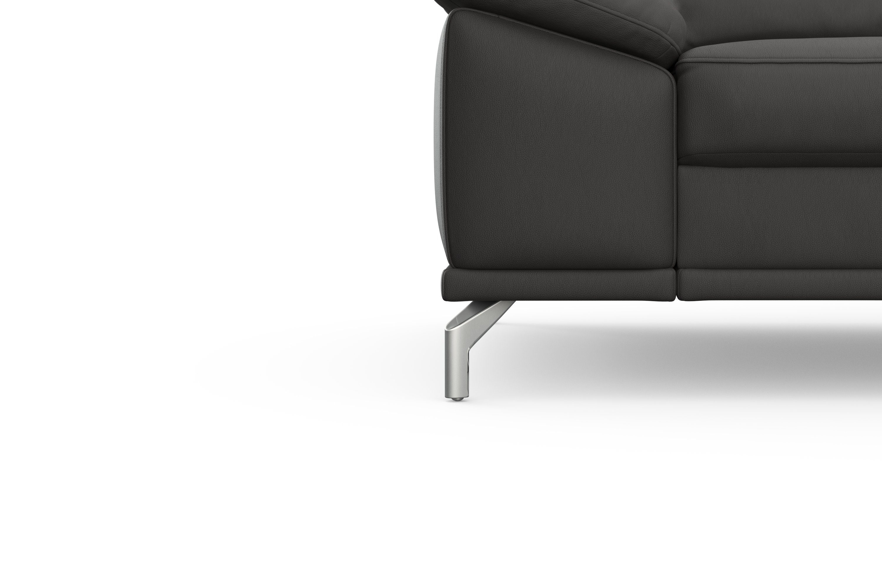 sit&more Hoekbank Cabrio L-vorm, met zitdiepteverstelling, arm- en hoofdsteunverstelling