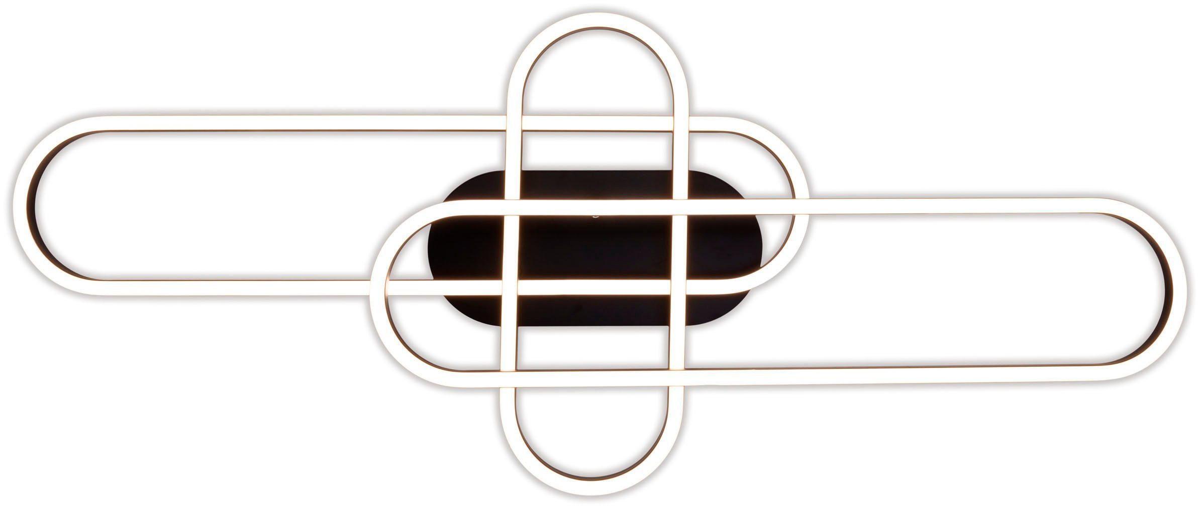 näve Led-plafondlamp CARLON Dimbaar, CCT-functie, geheugenfunctie, nachtlichtfunctie, timer (2 stuks)