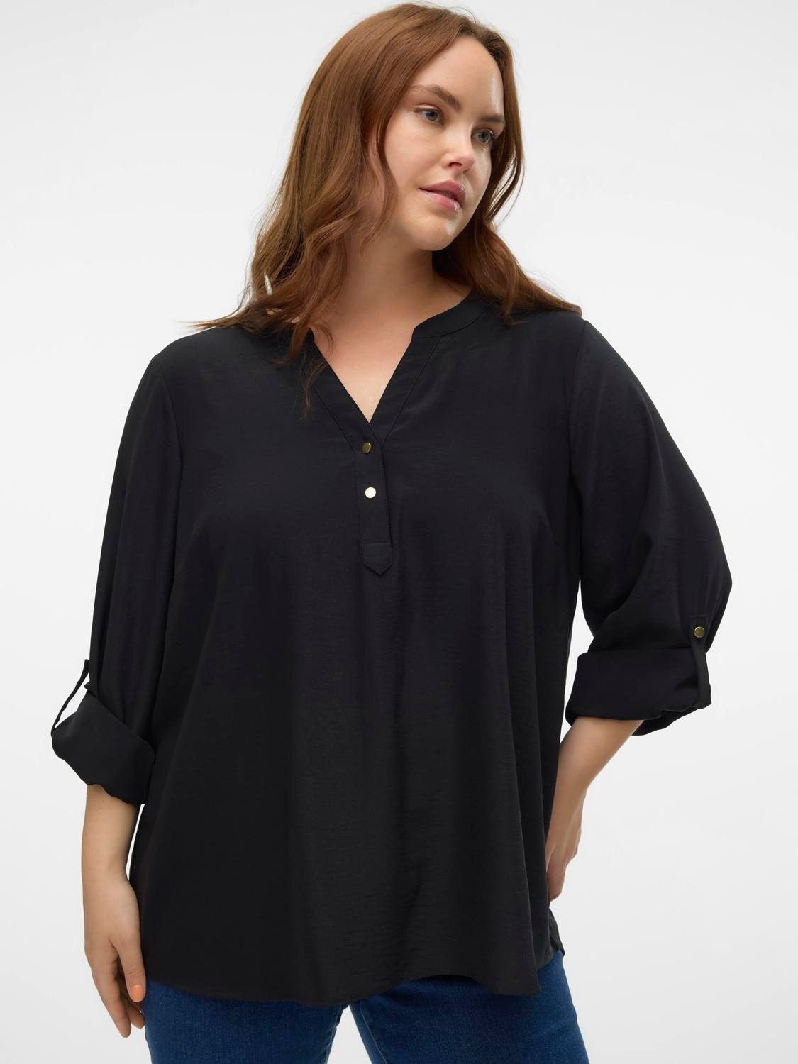 Vero Moda Curve Shirt VMCANI LS TOP WVN GA NOOS CUR