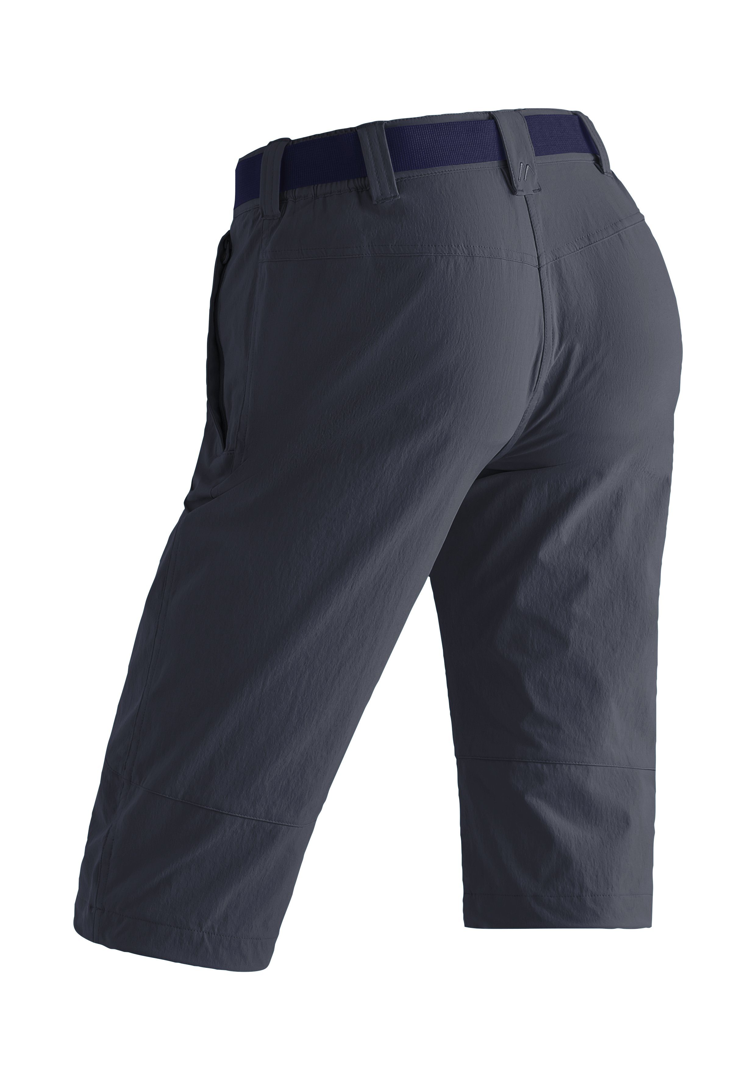 Maier Sports Capribroek Kluane Dames shorts, korte wandelbroek, outdoorbroek met 2 zakken, regular fit