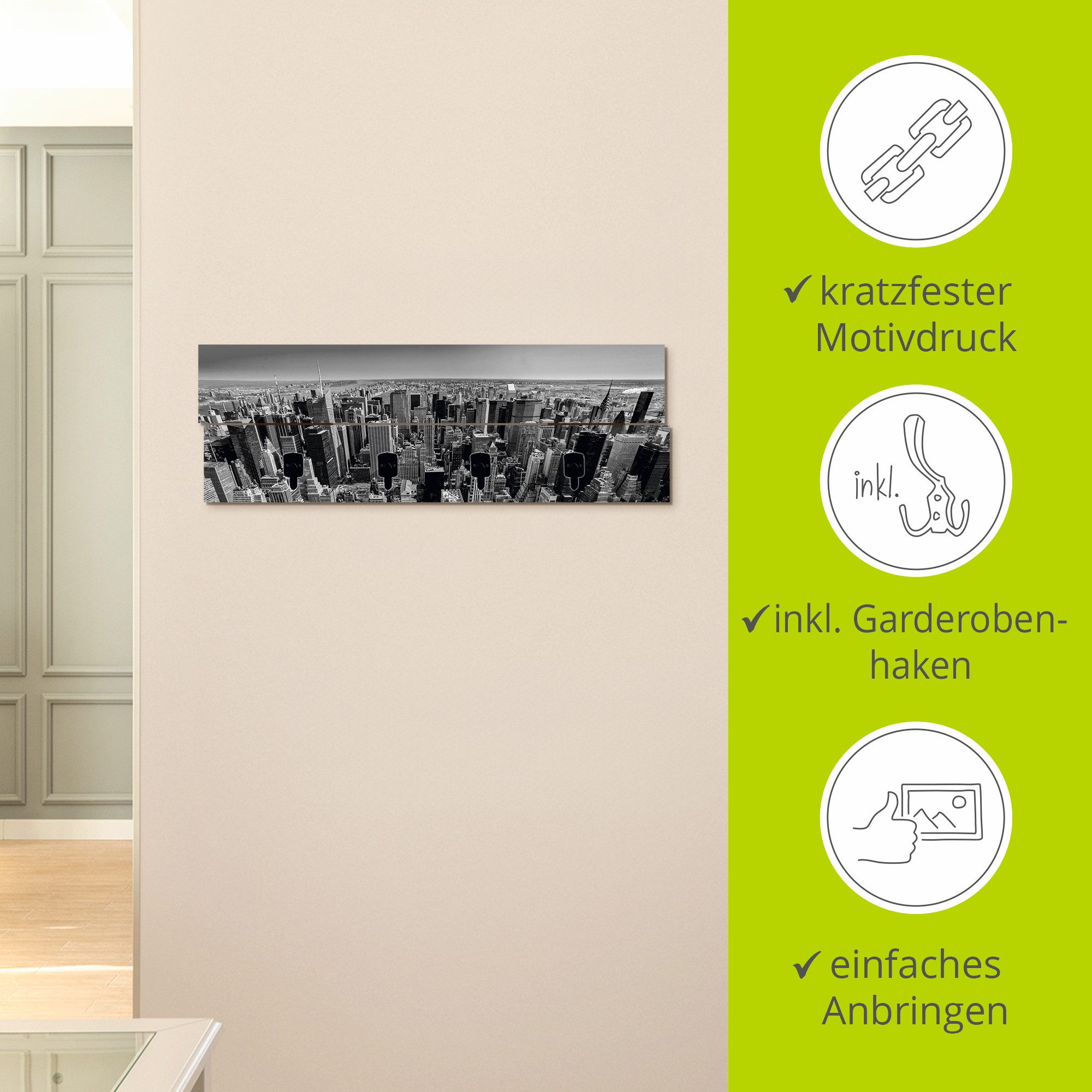 Artland Kapstok Luftbild van Manhattan New York City VS